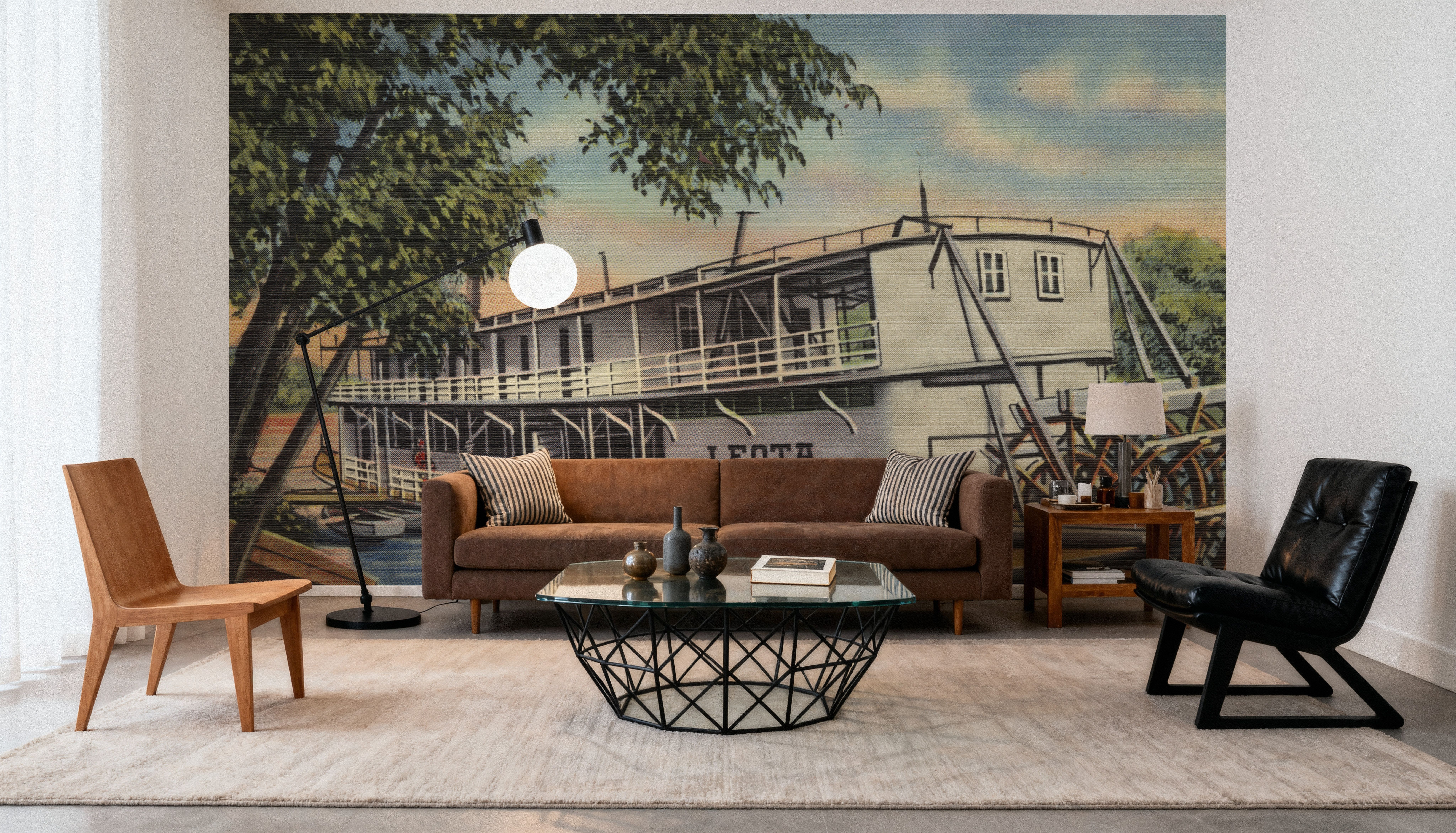 Greetings from Leota - Screenprint Postcard