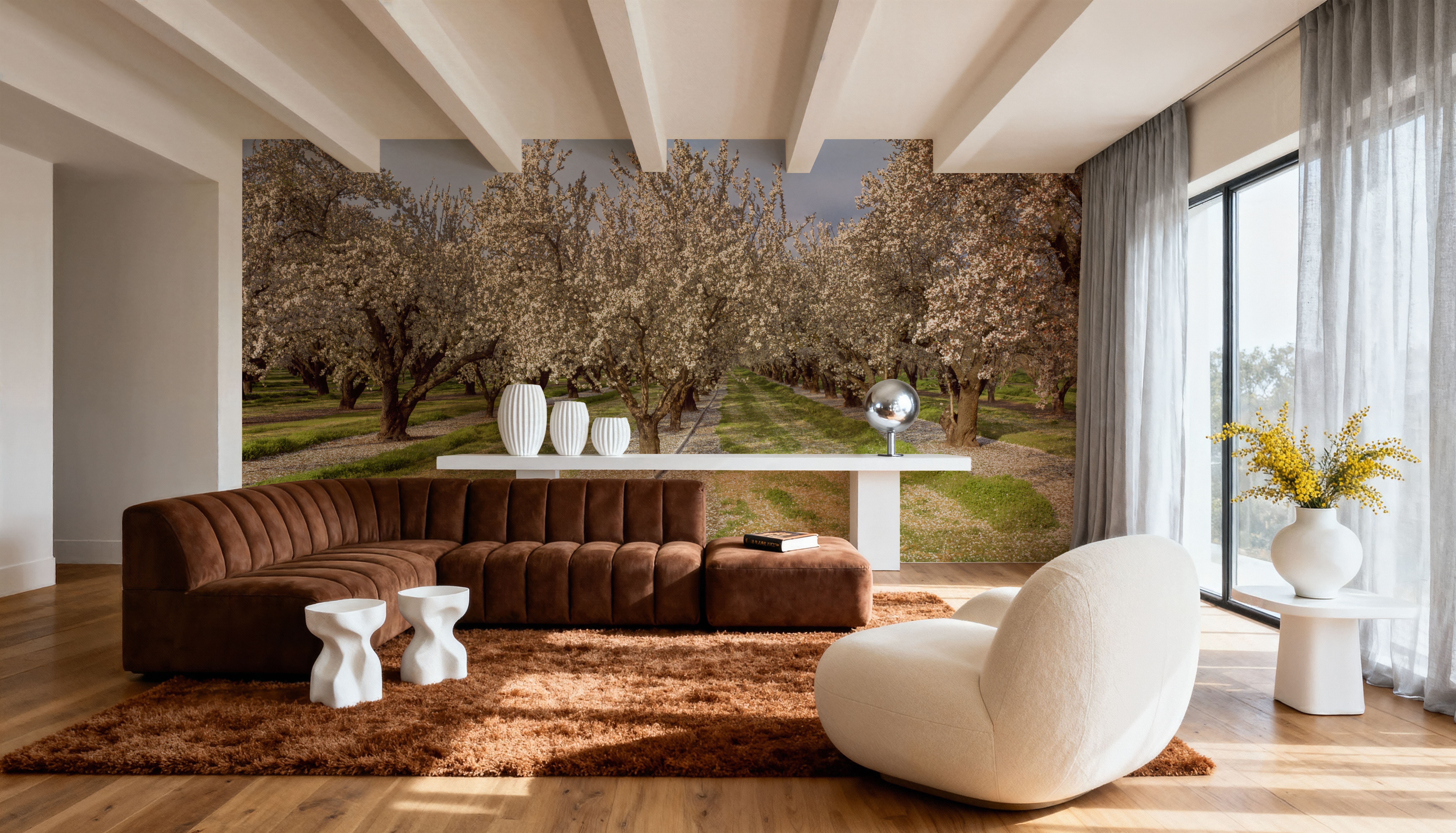 Blooming Almond Grove