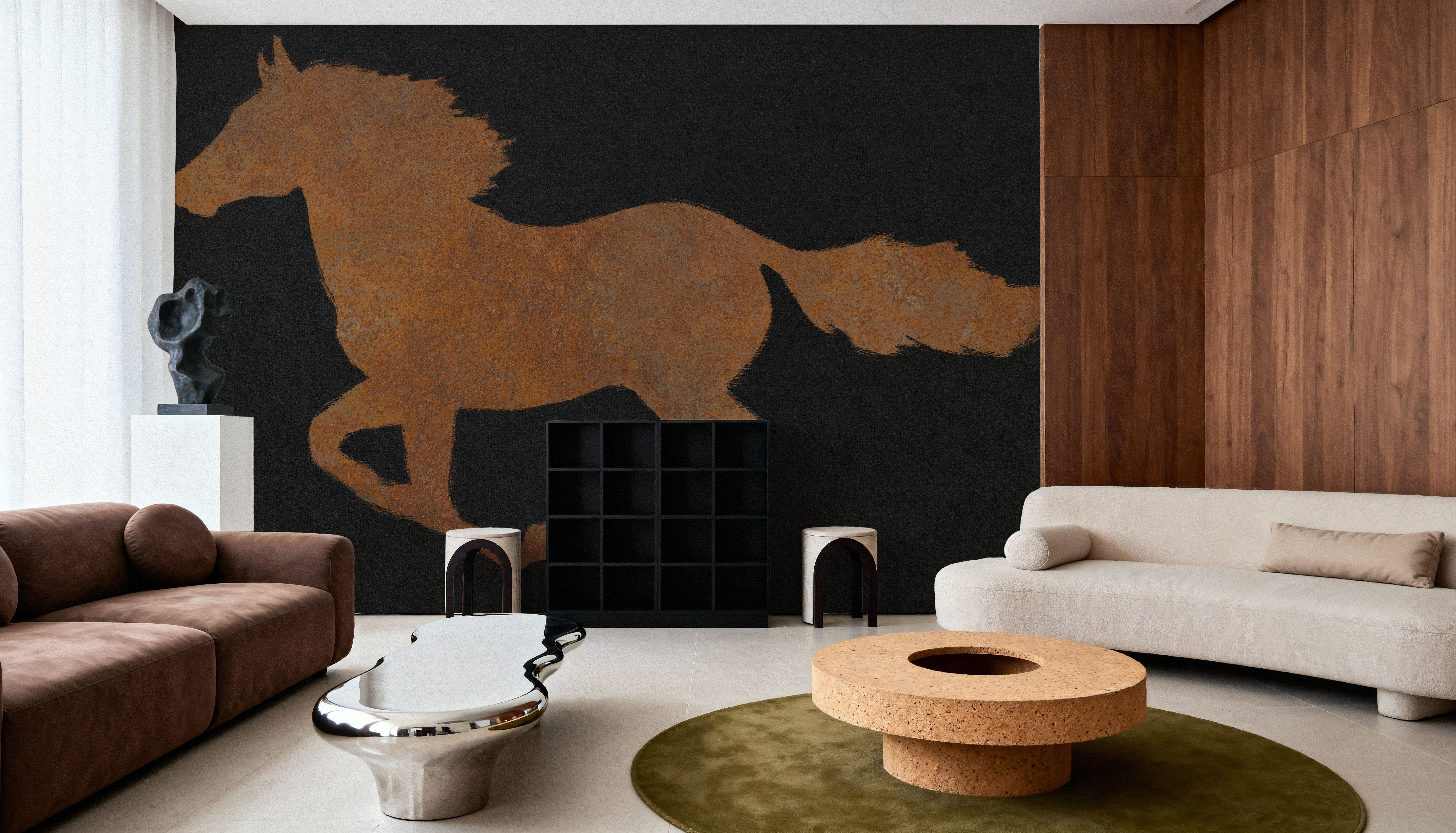 Equine I Industrial, Wallpaper