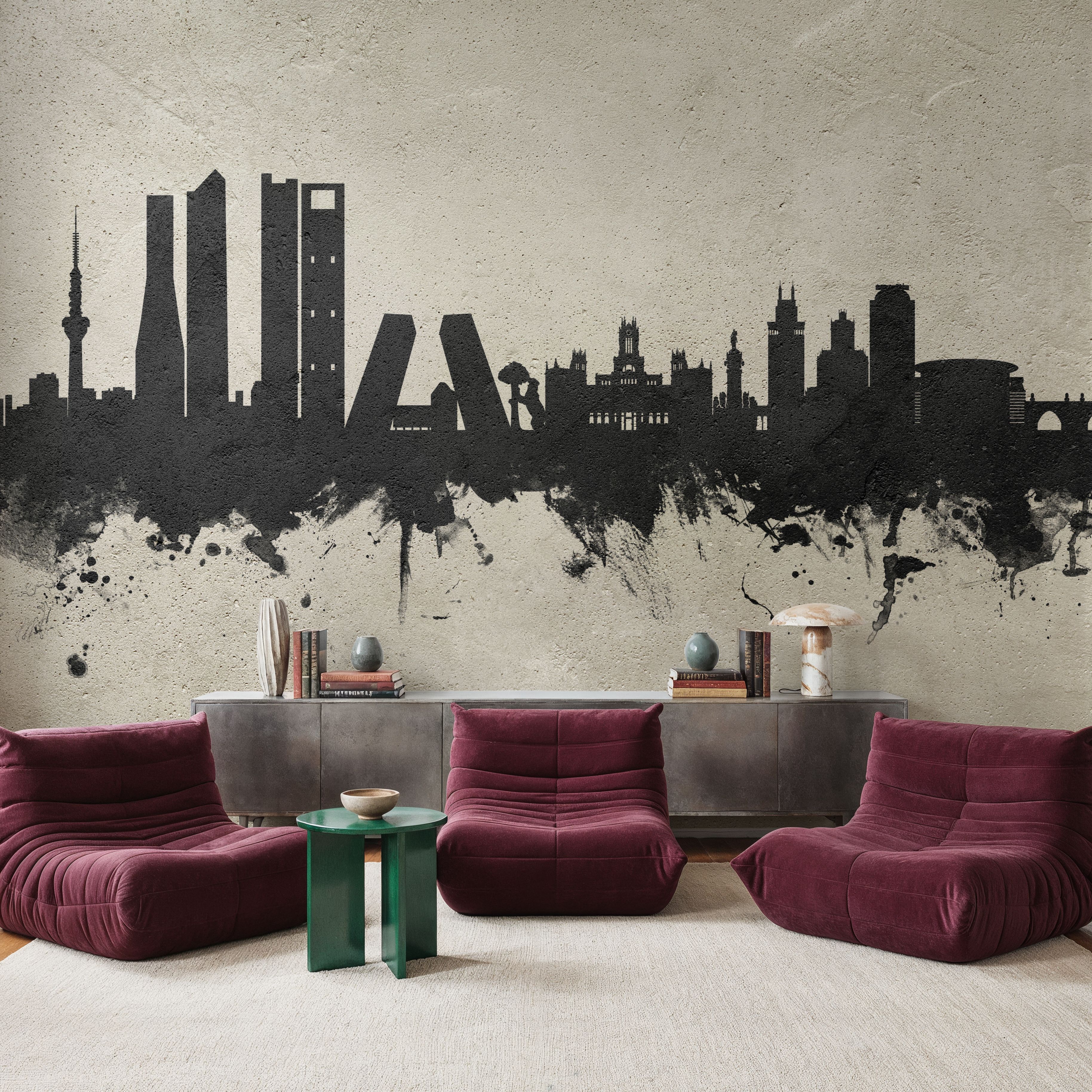 Madrid Skyline Concrete