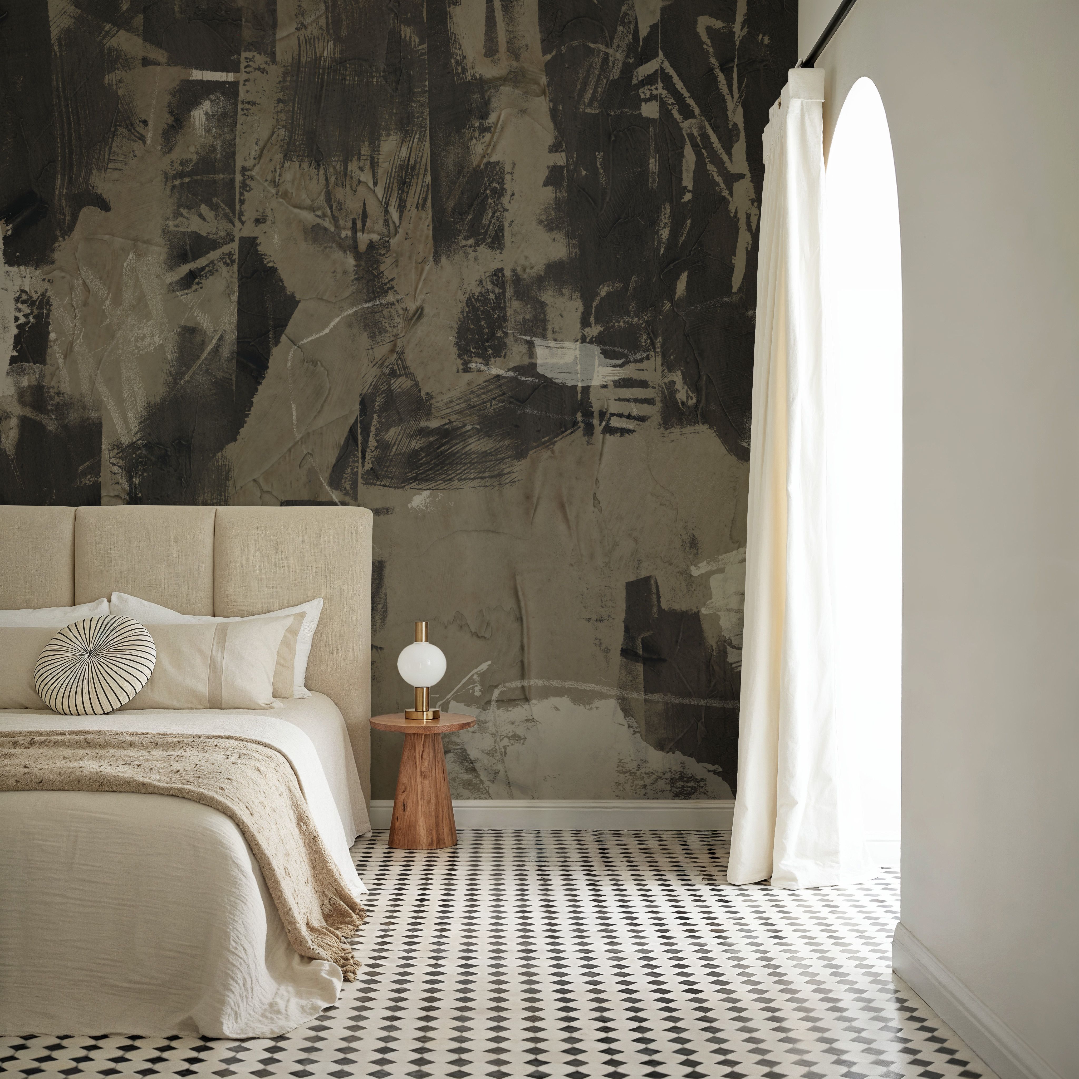 Plaster and Ebony I