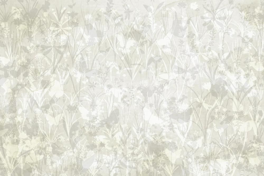 Herbals and Butterflies Double Silhouette Yellow