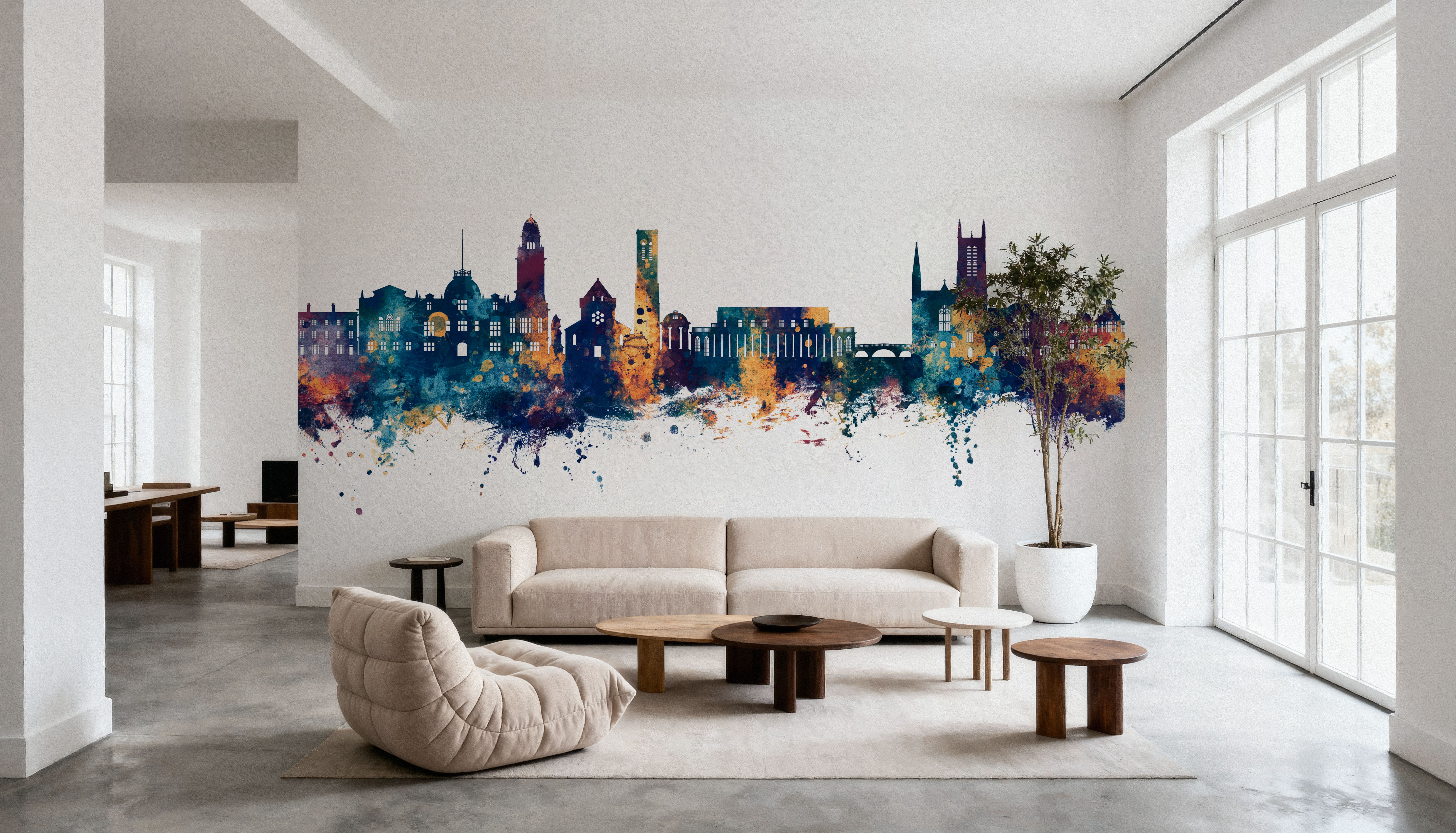 Royal Leamington Spa England Blue & Bronze