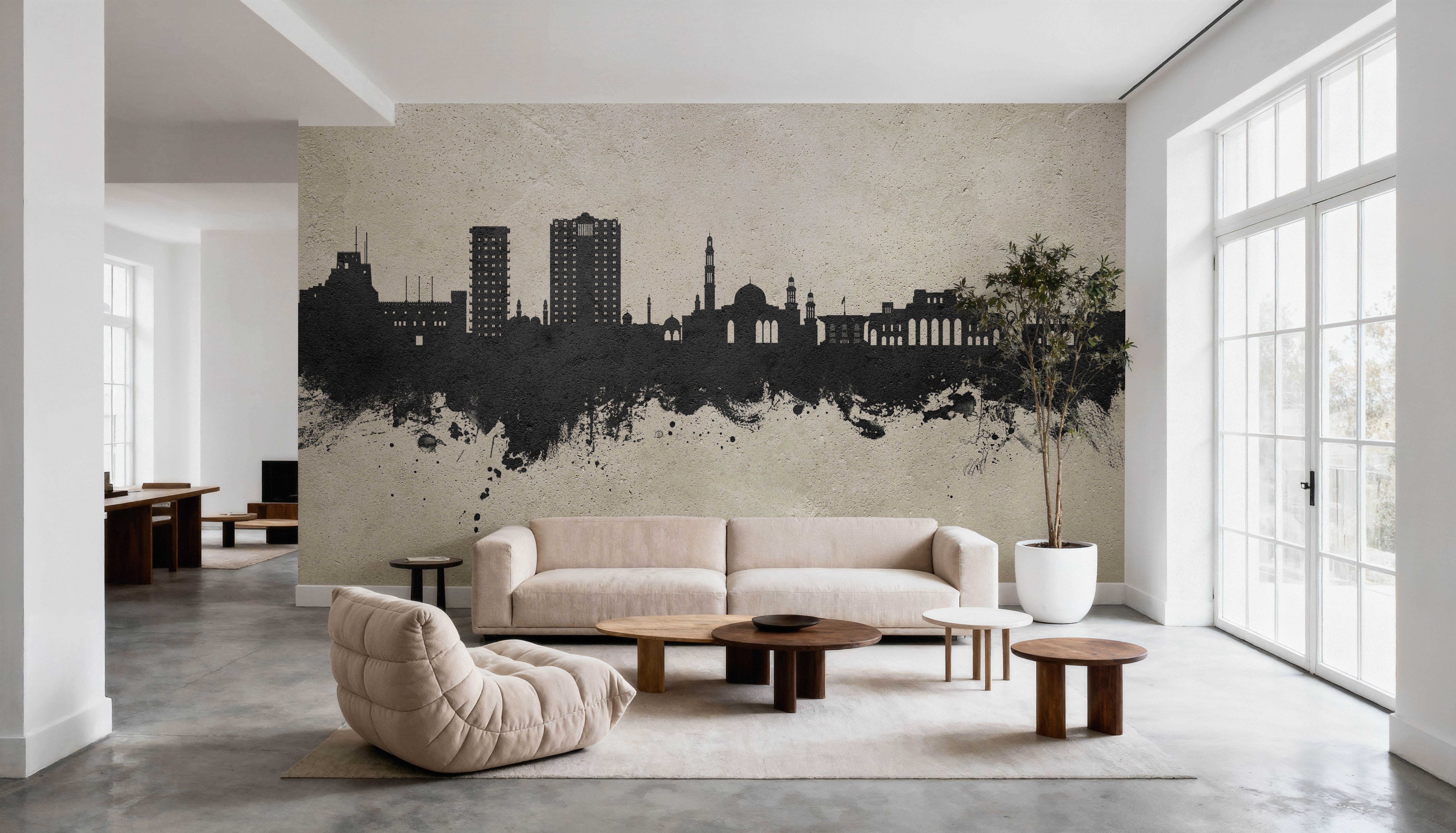 Muscat Oman Skyline Concrete