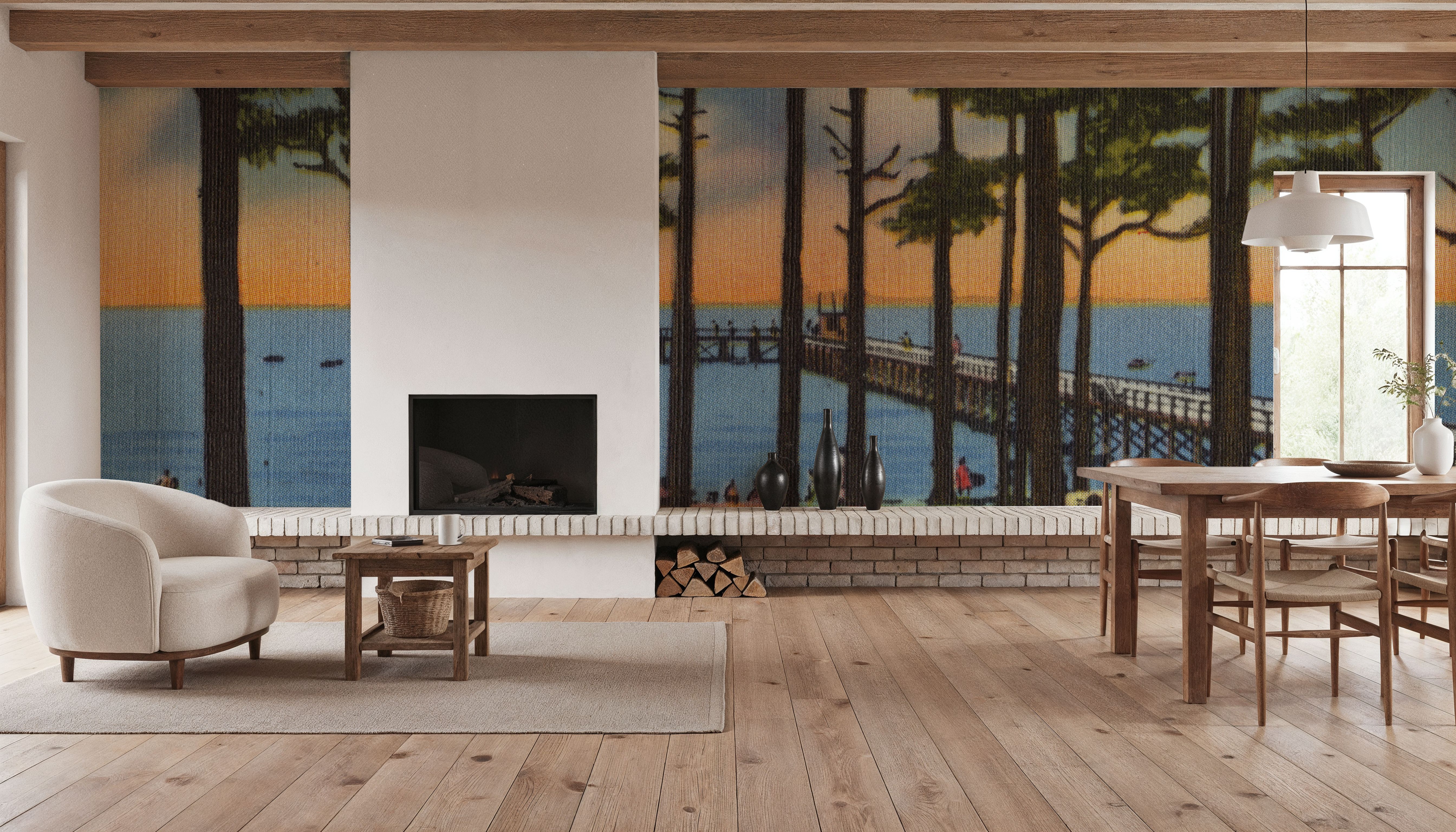 Greetings from Wilson Beach - Screenprint Postcard