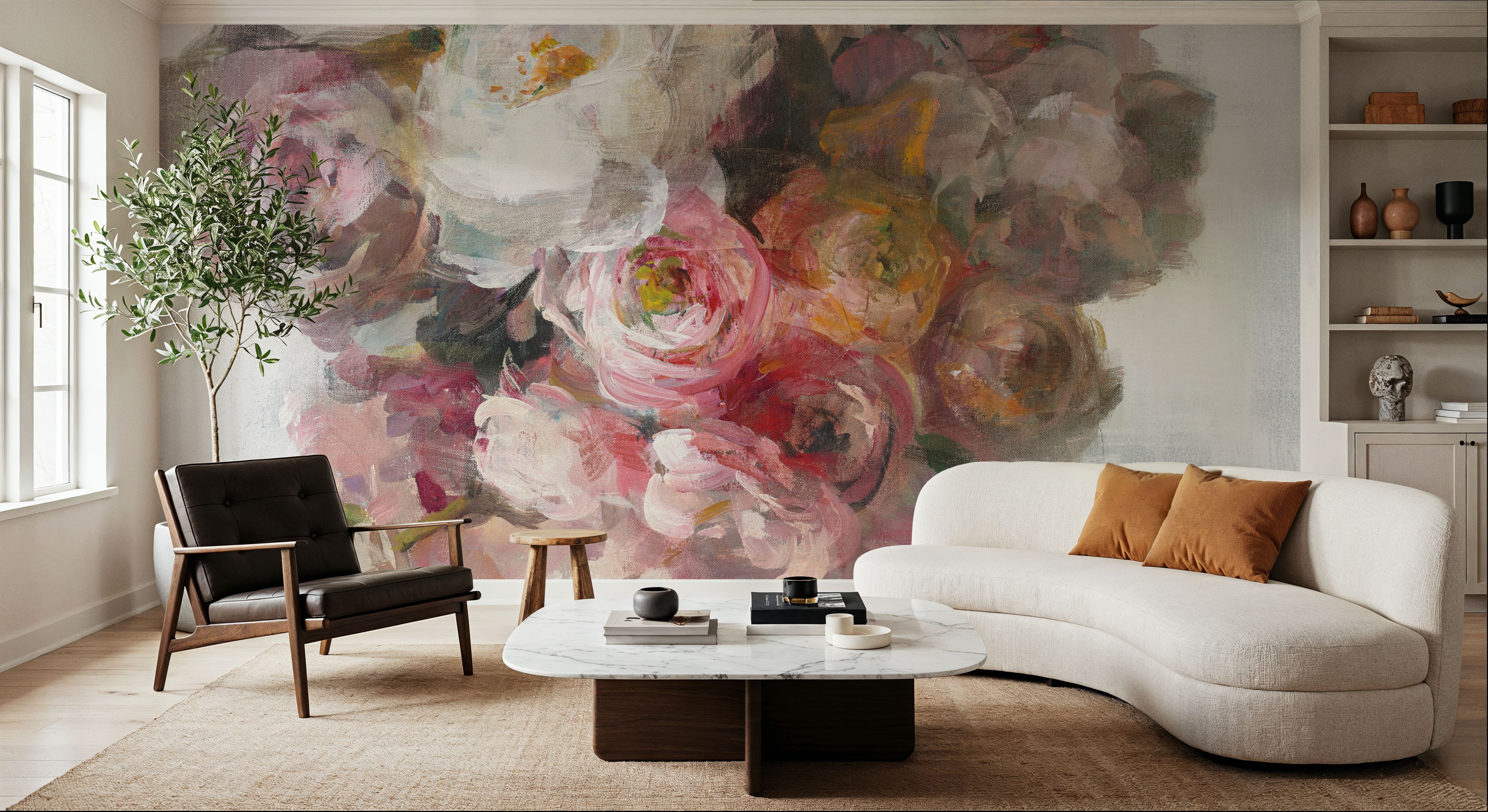 Blush Bouquet on White