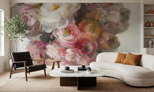 Blush Bouquet on White