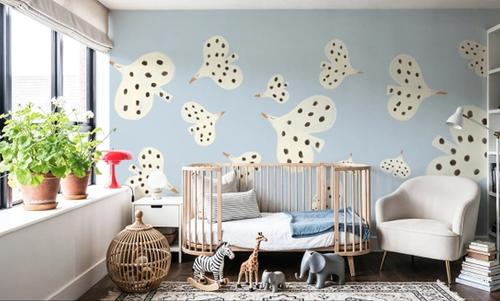 Birds Flying High, Light Blue