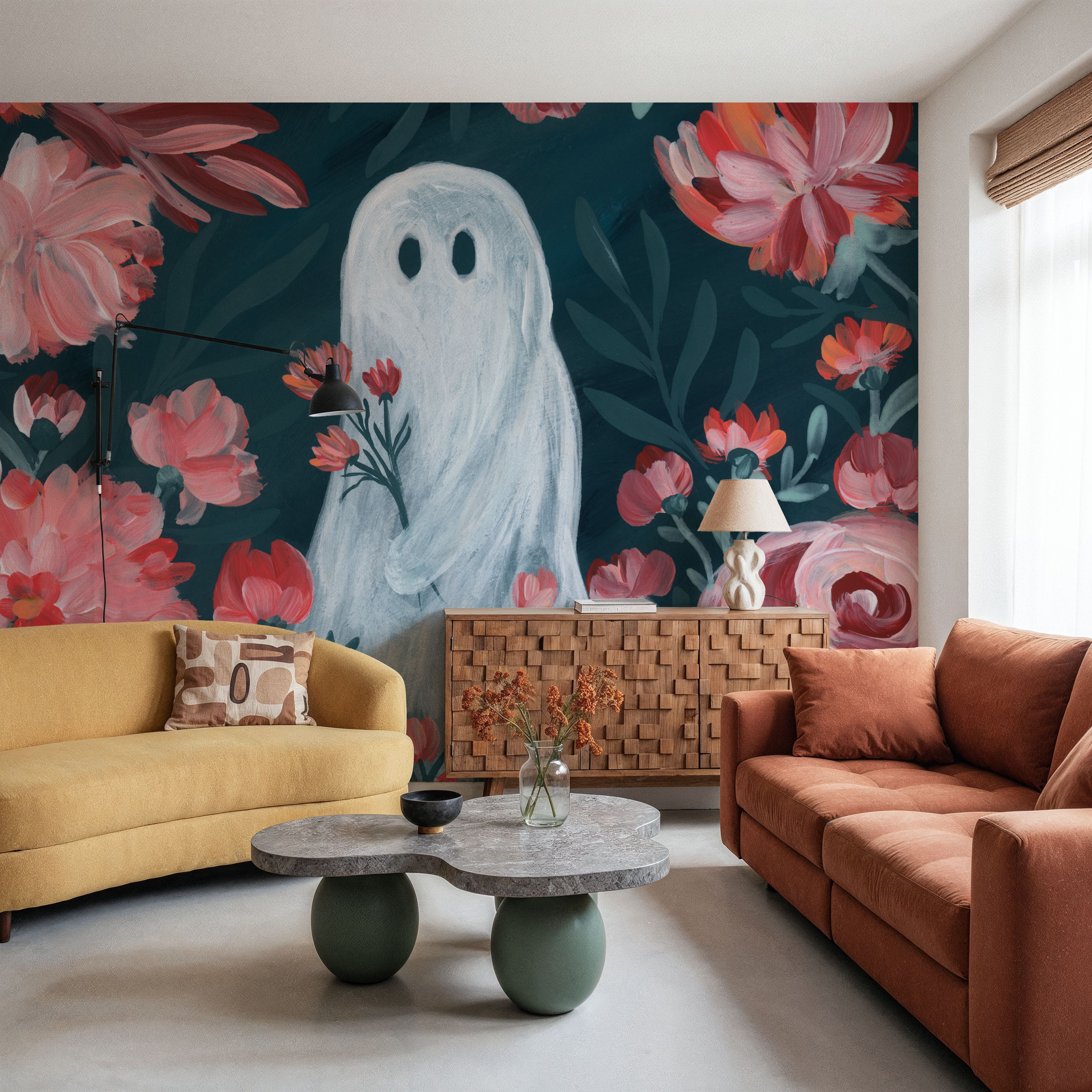 Ghost Among the Flowers