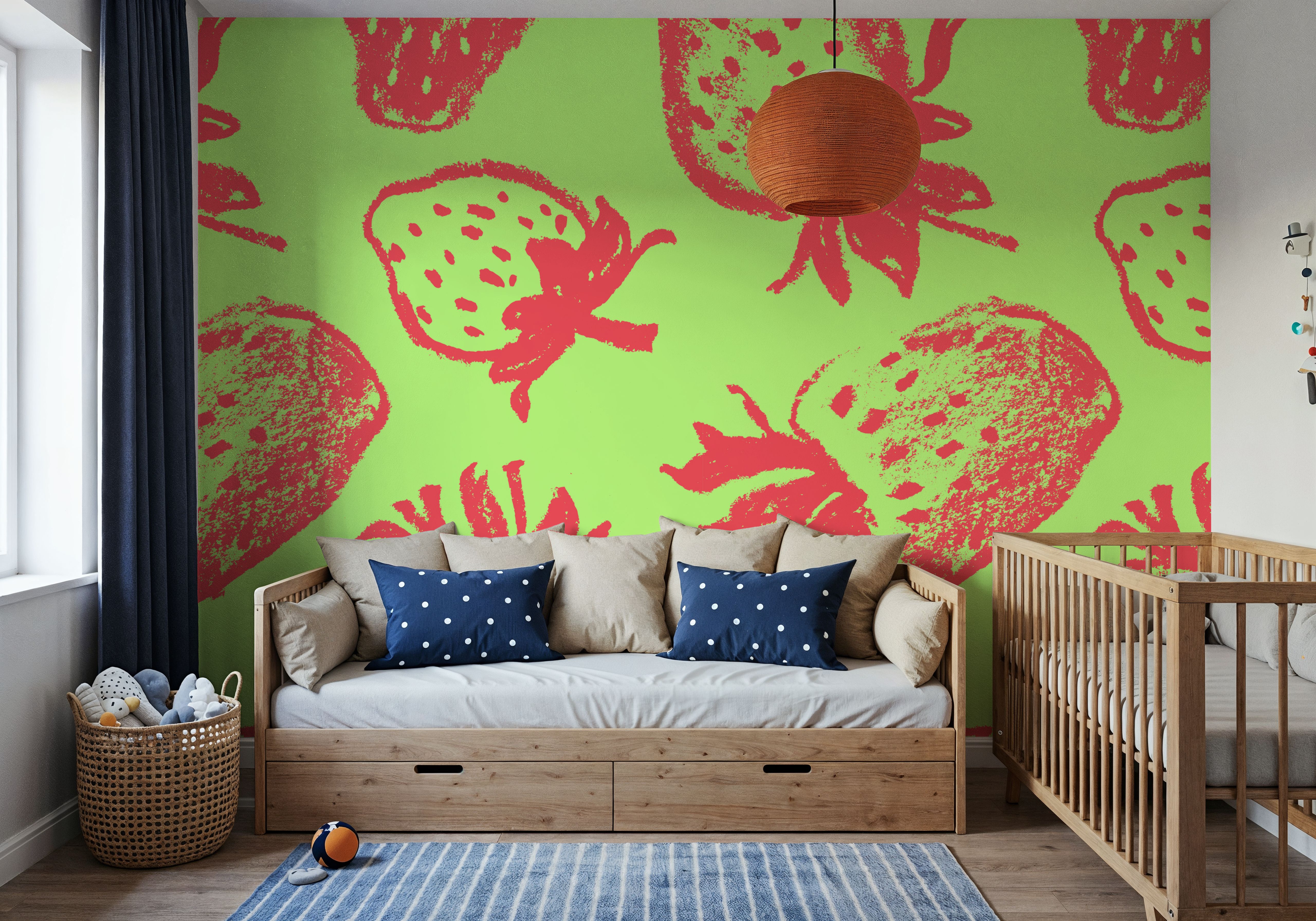 Strawberry Pleasures, Wallpaper