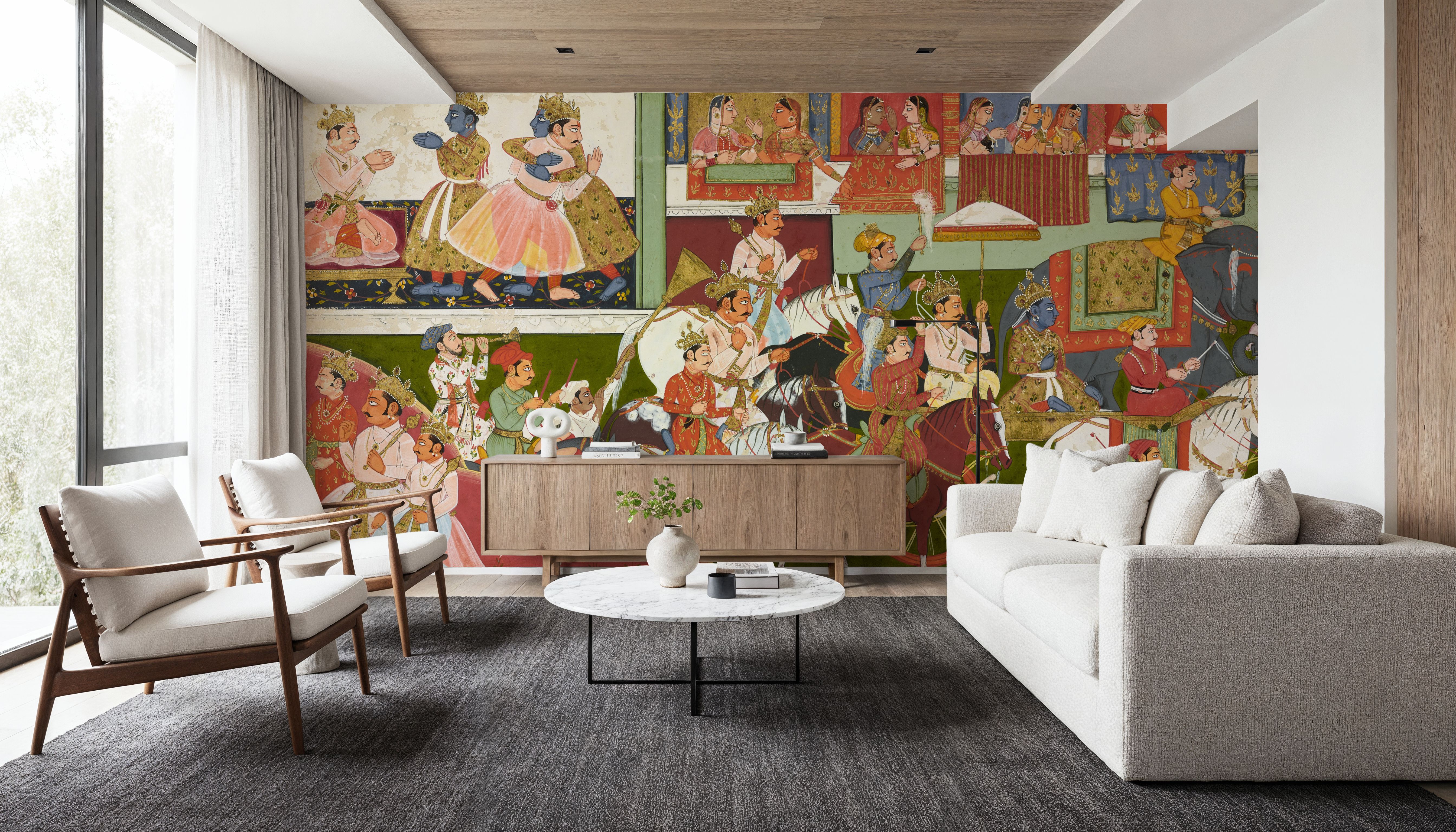 Krishna Bids Farewell