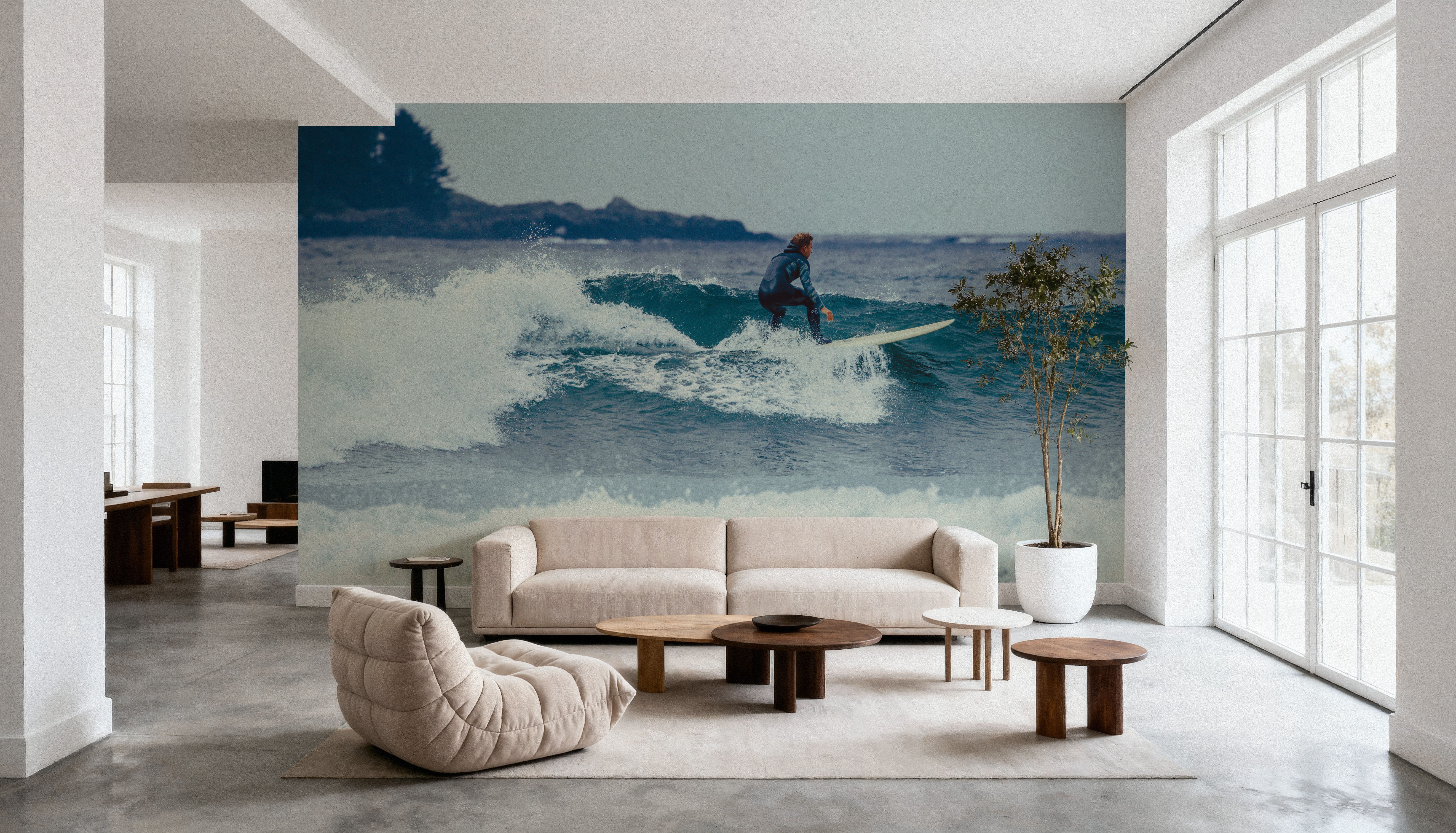Pacific Surf III, Papel pintado