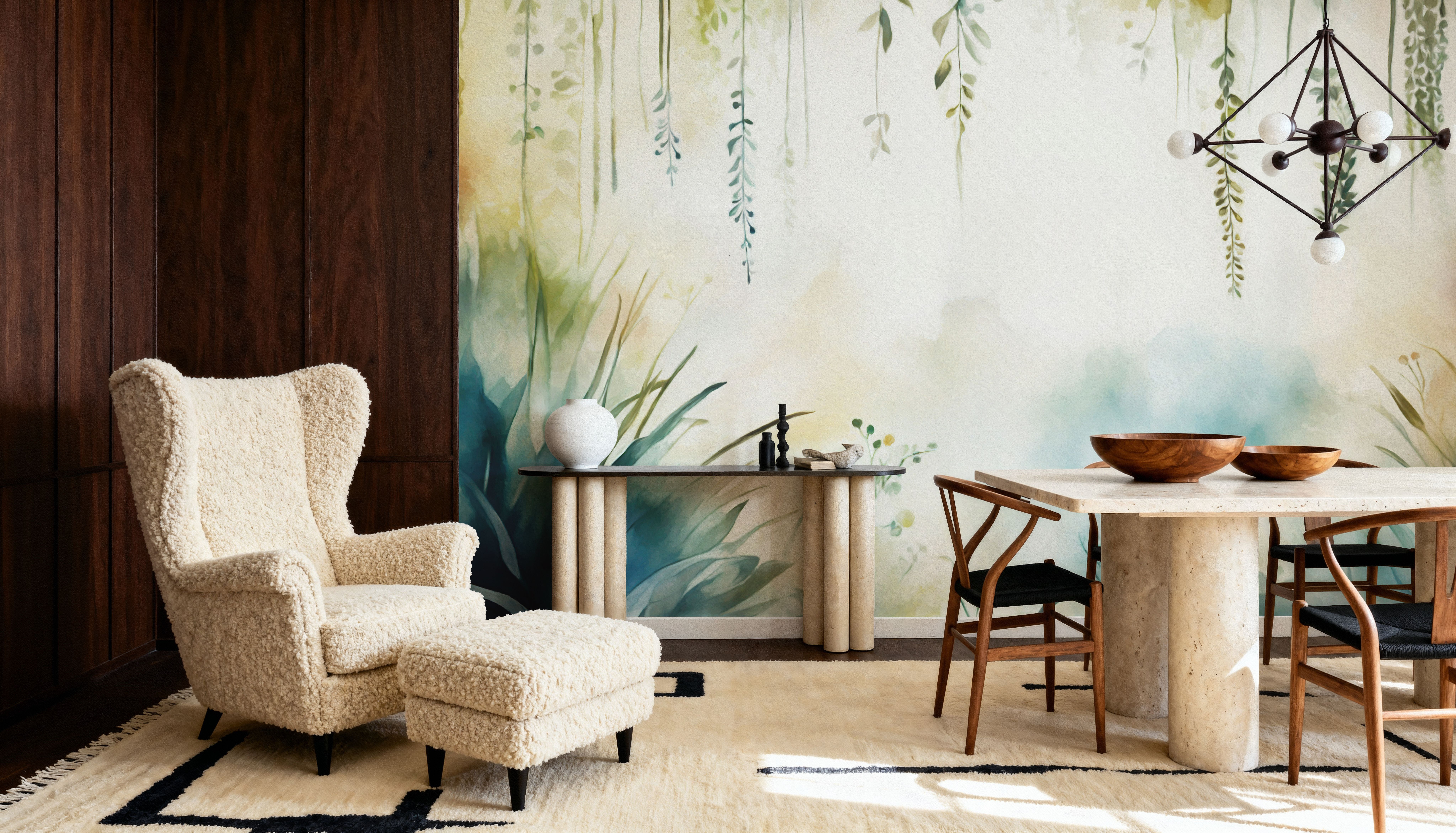 Painterly Hanging Gardens Bright