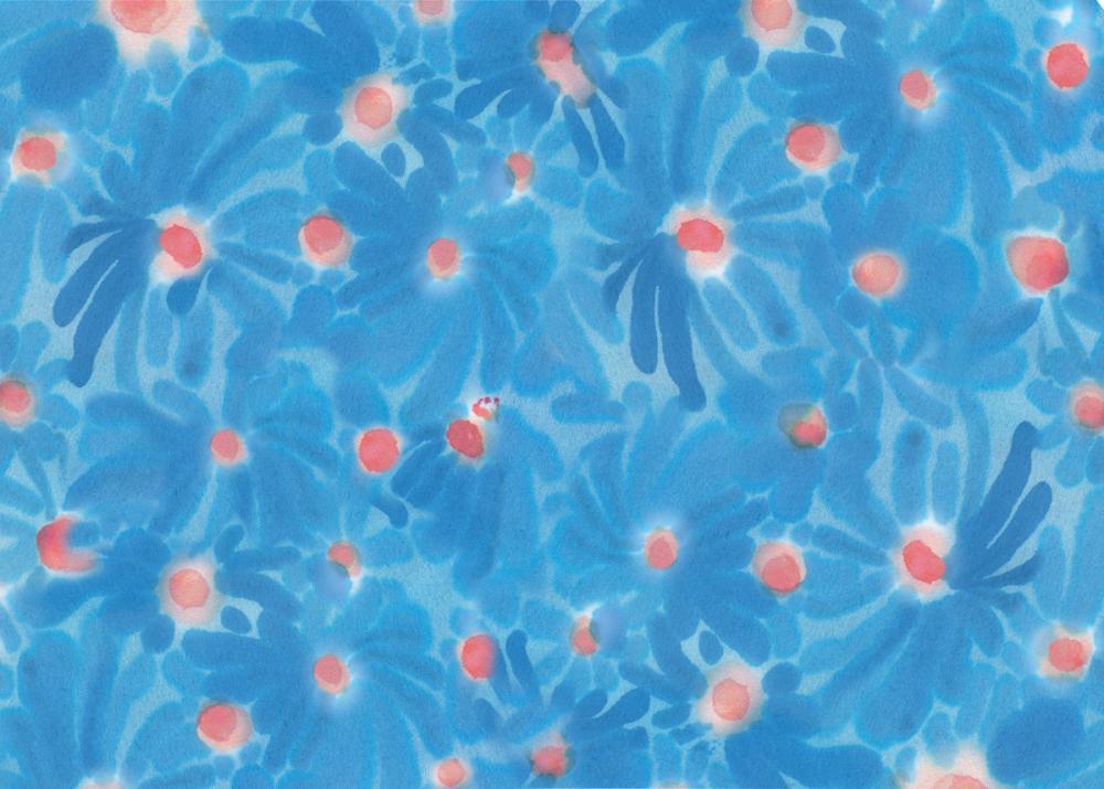 August Blossoms, Blue