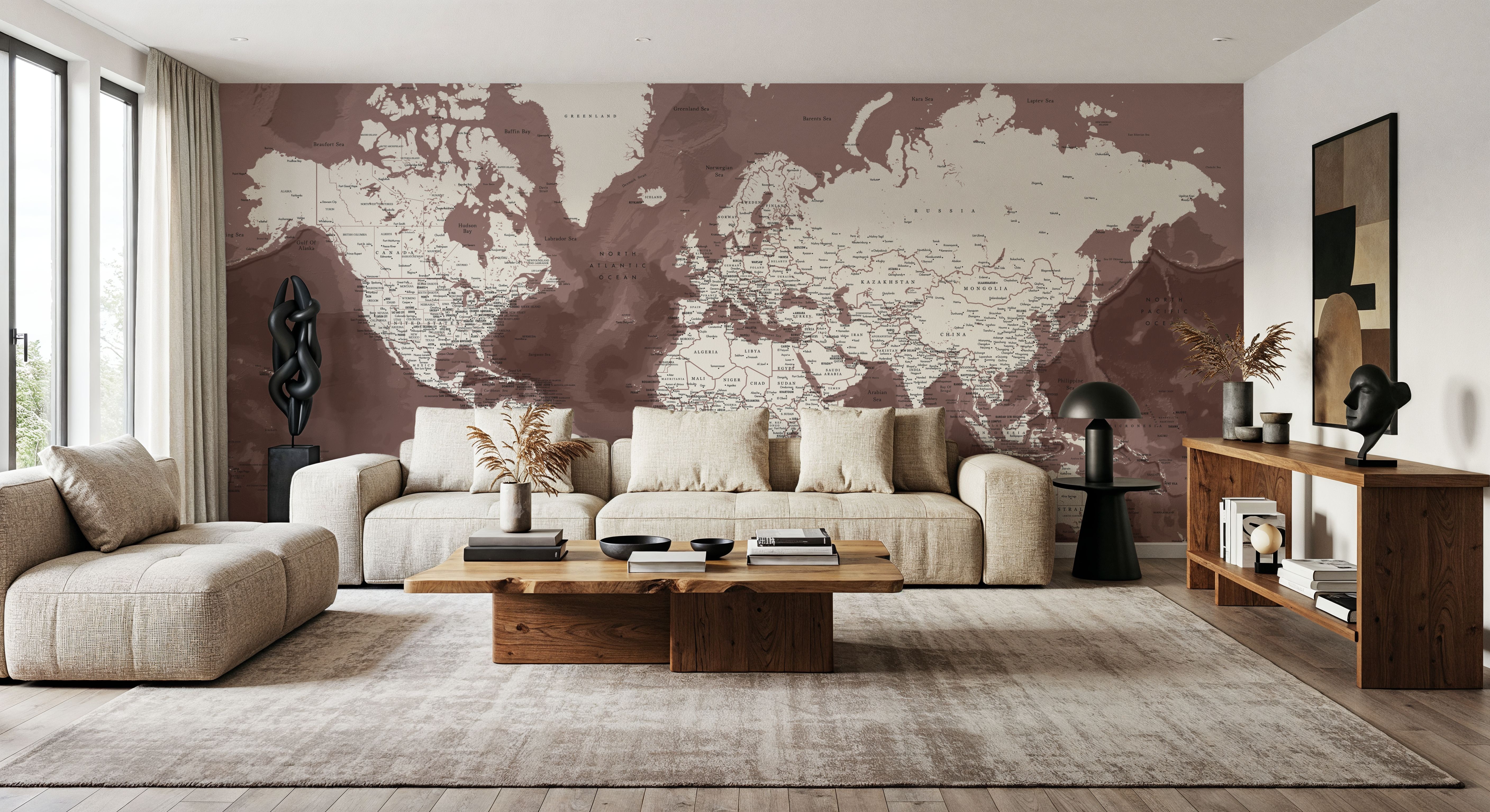 World Map Cities - Hikmat