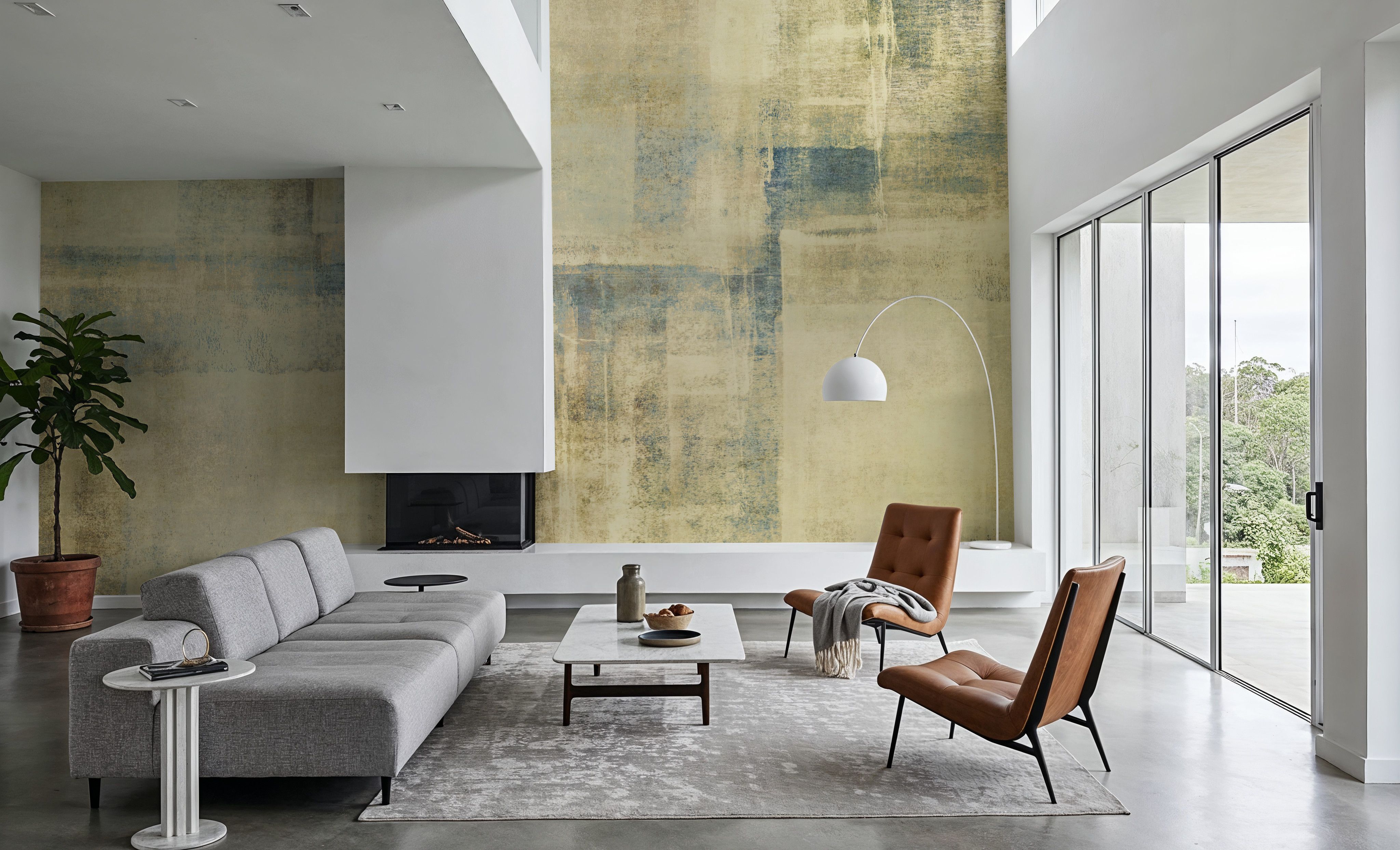 Texture Fields Yellow, Wallpaper