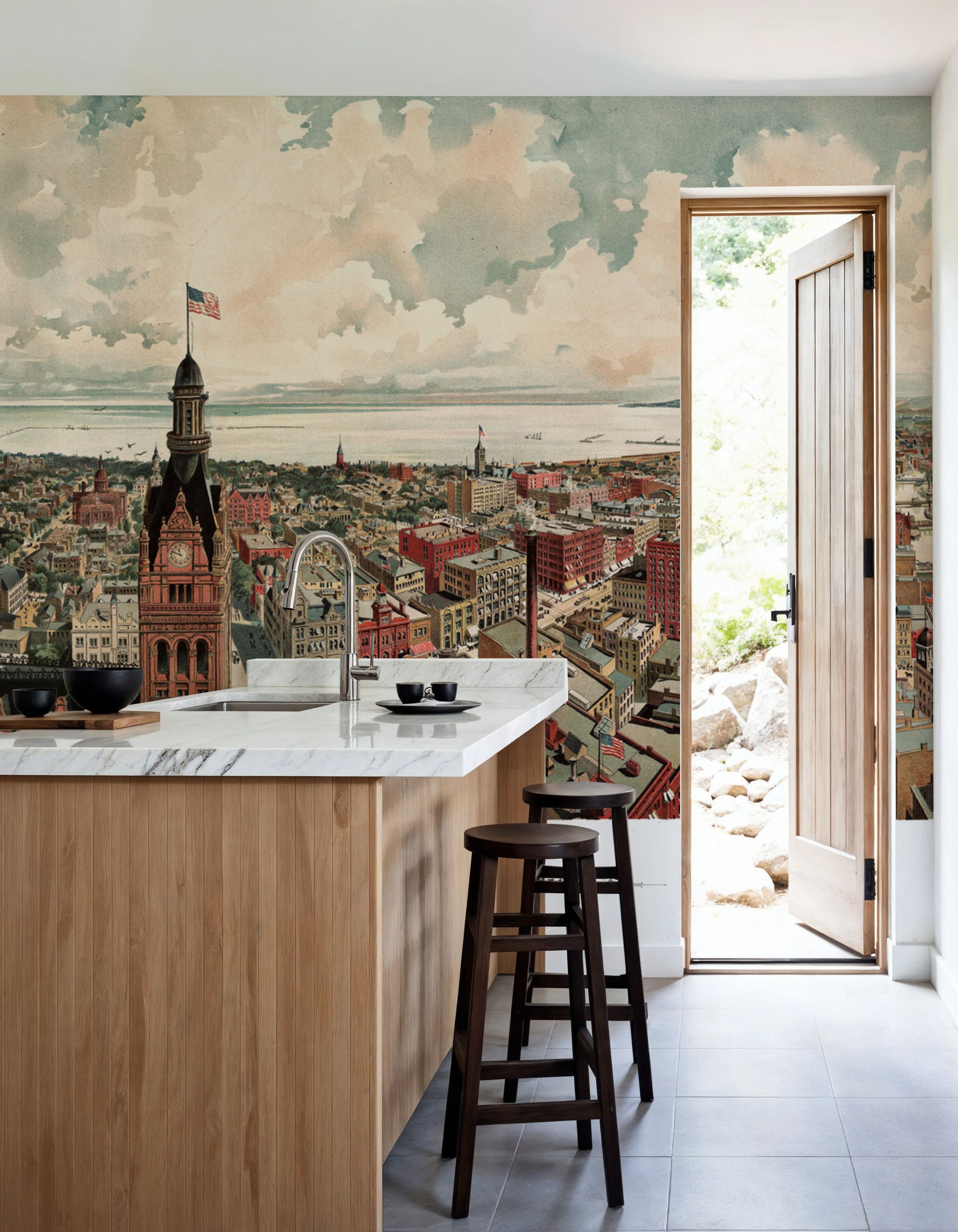 Old View of Milwaukee, Wisconsin