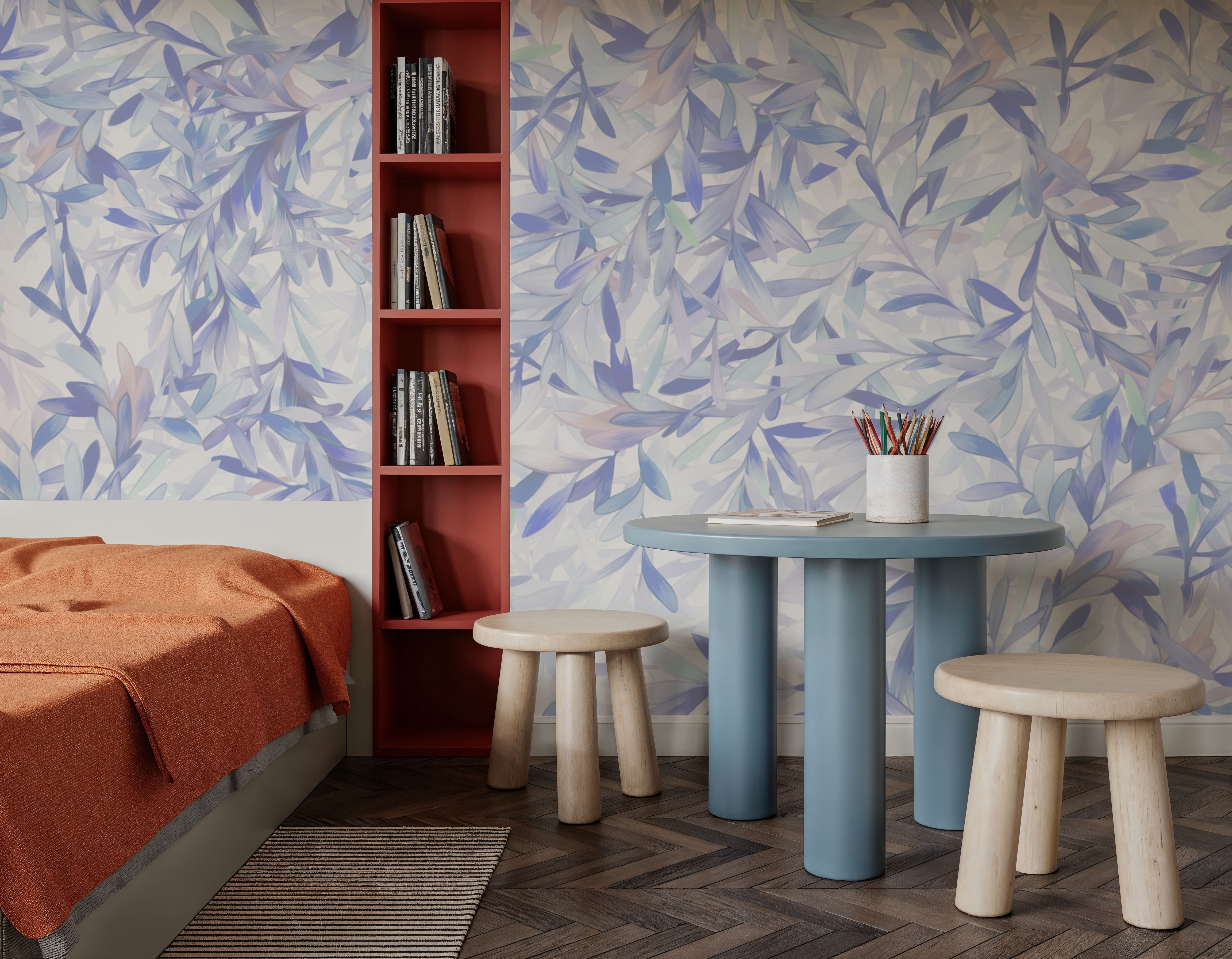 Lush Canopy Ceiling, Periwinkle