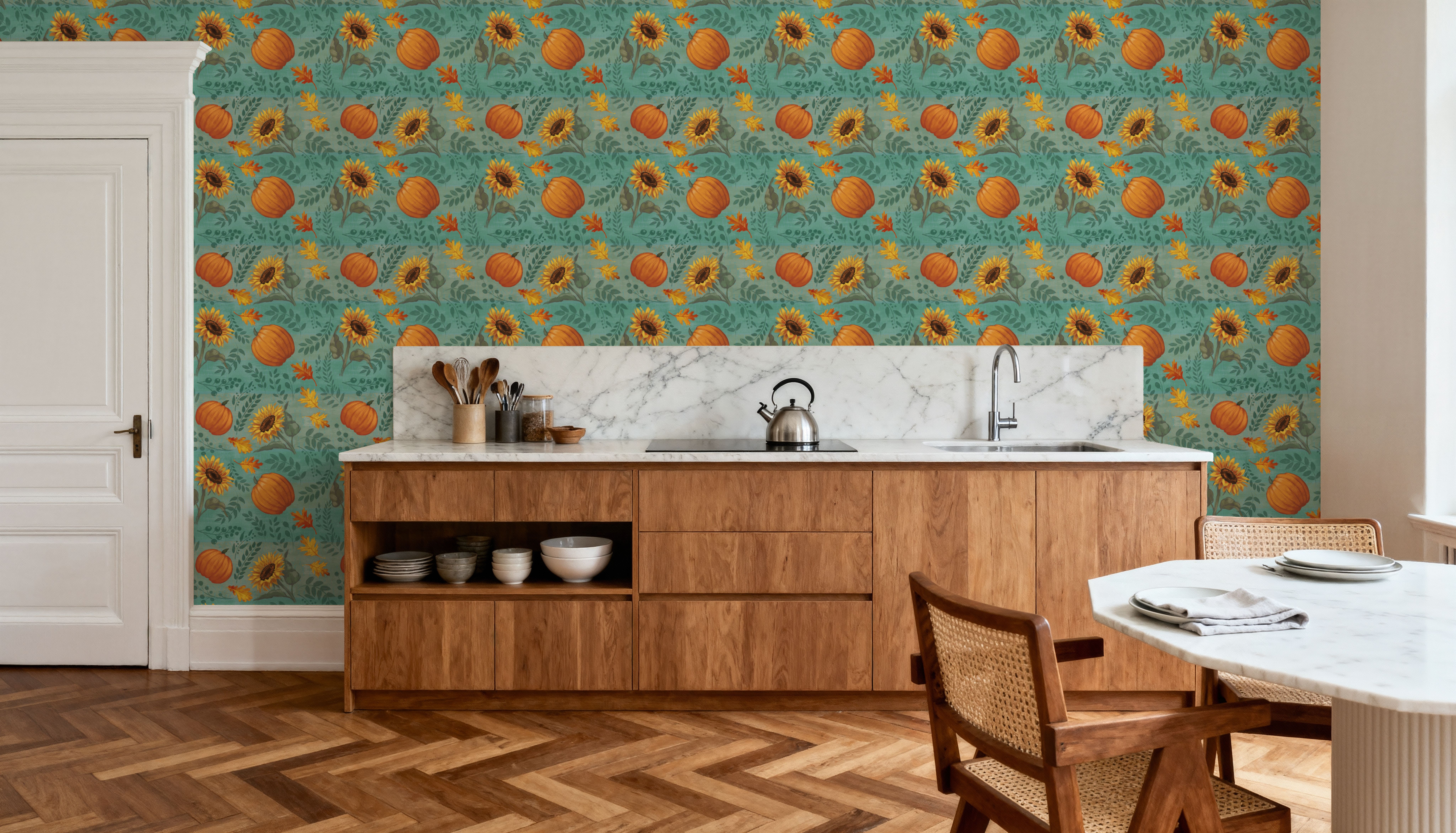 Pumpkin Harvest Blue