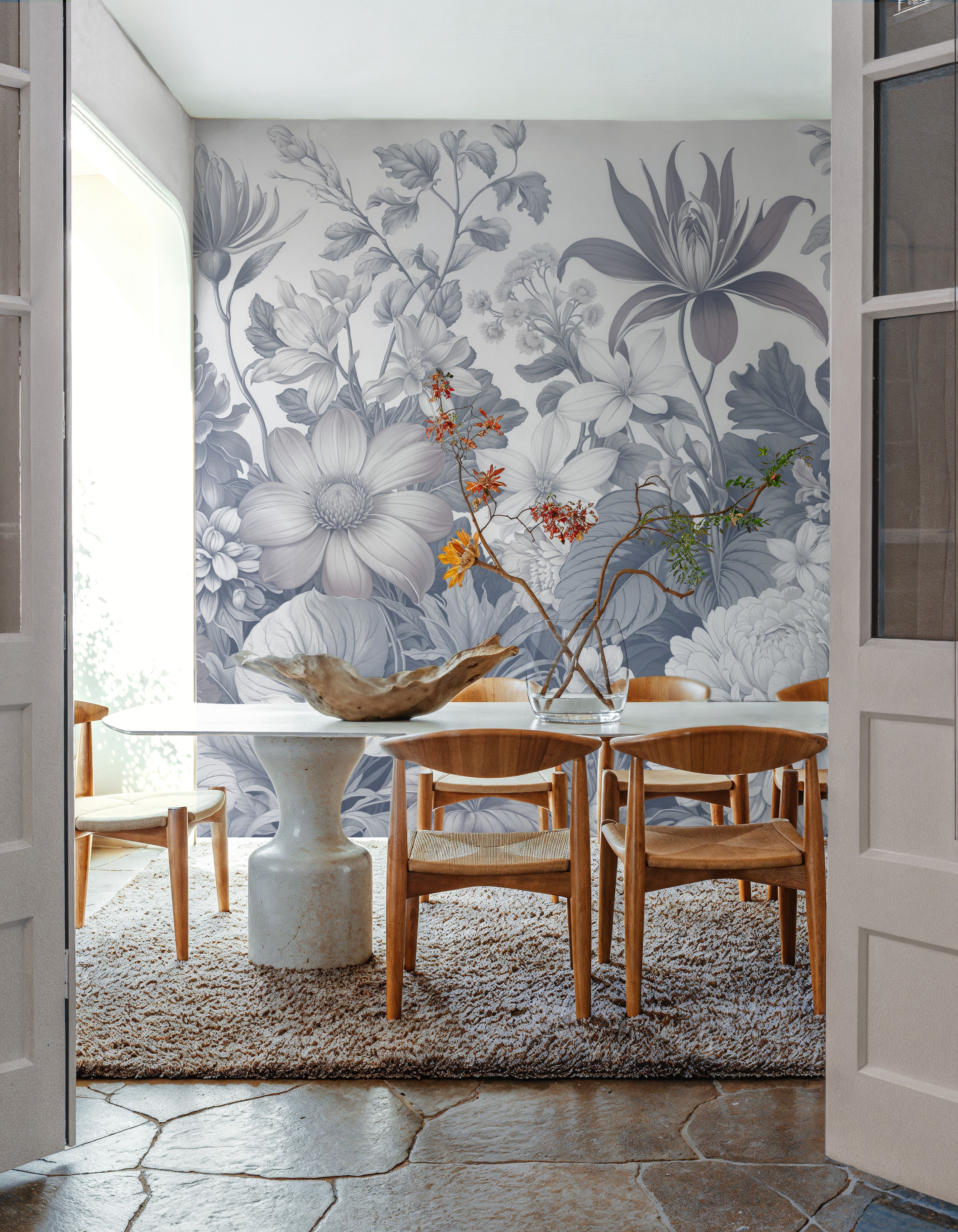 Dahlia Days, Ice Blue