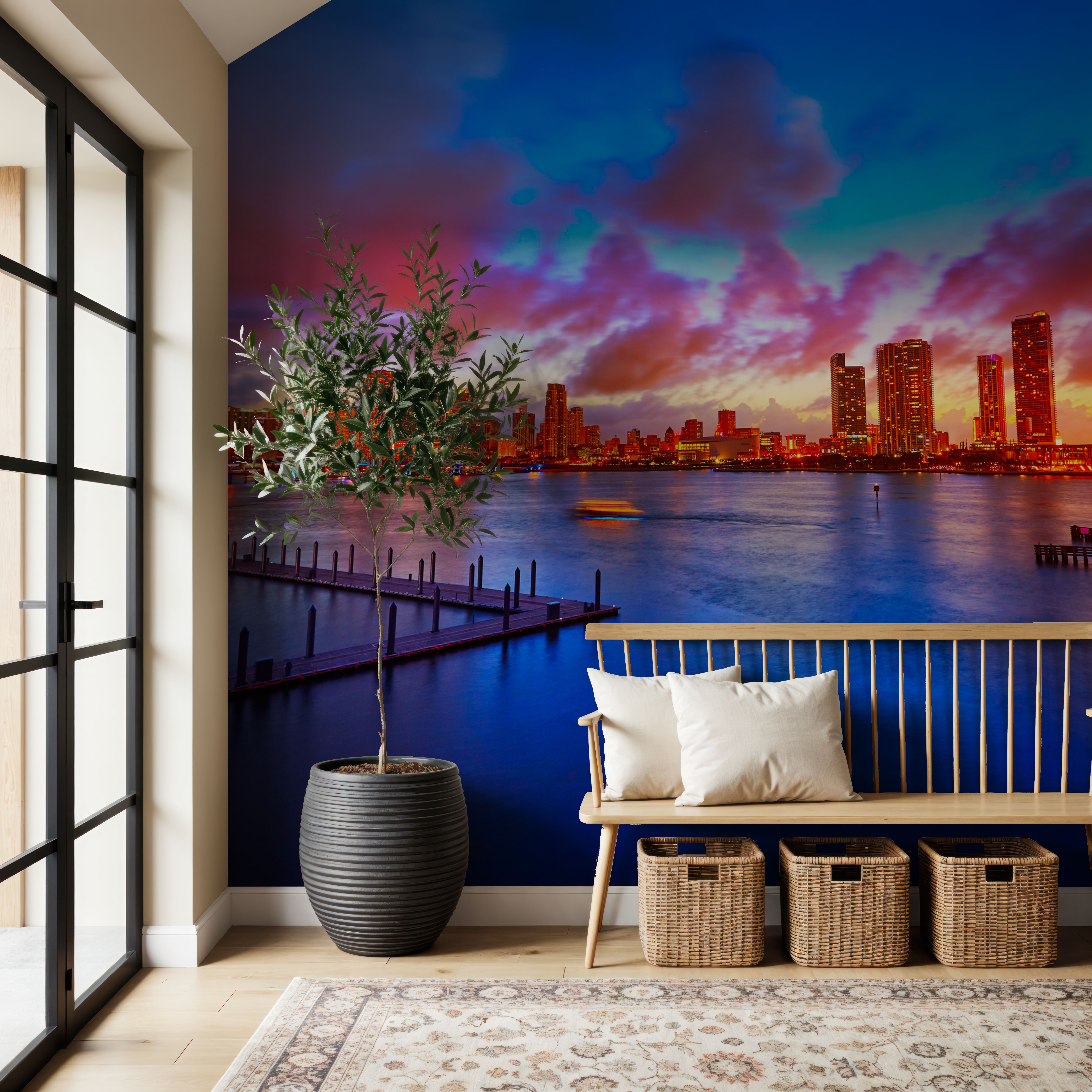 Miami Downtown Sunset