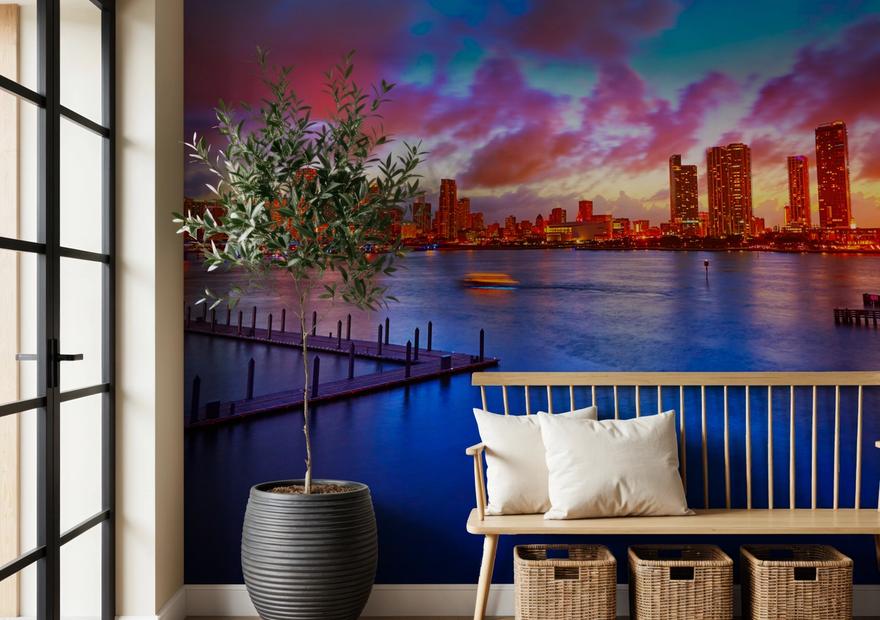 Miami Downtown Sunset