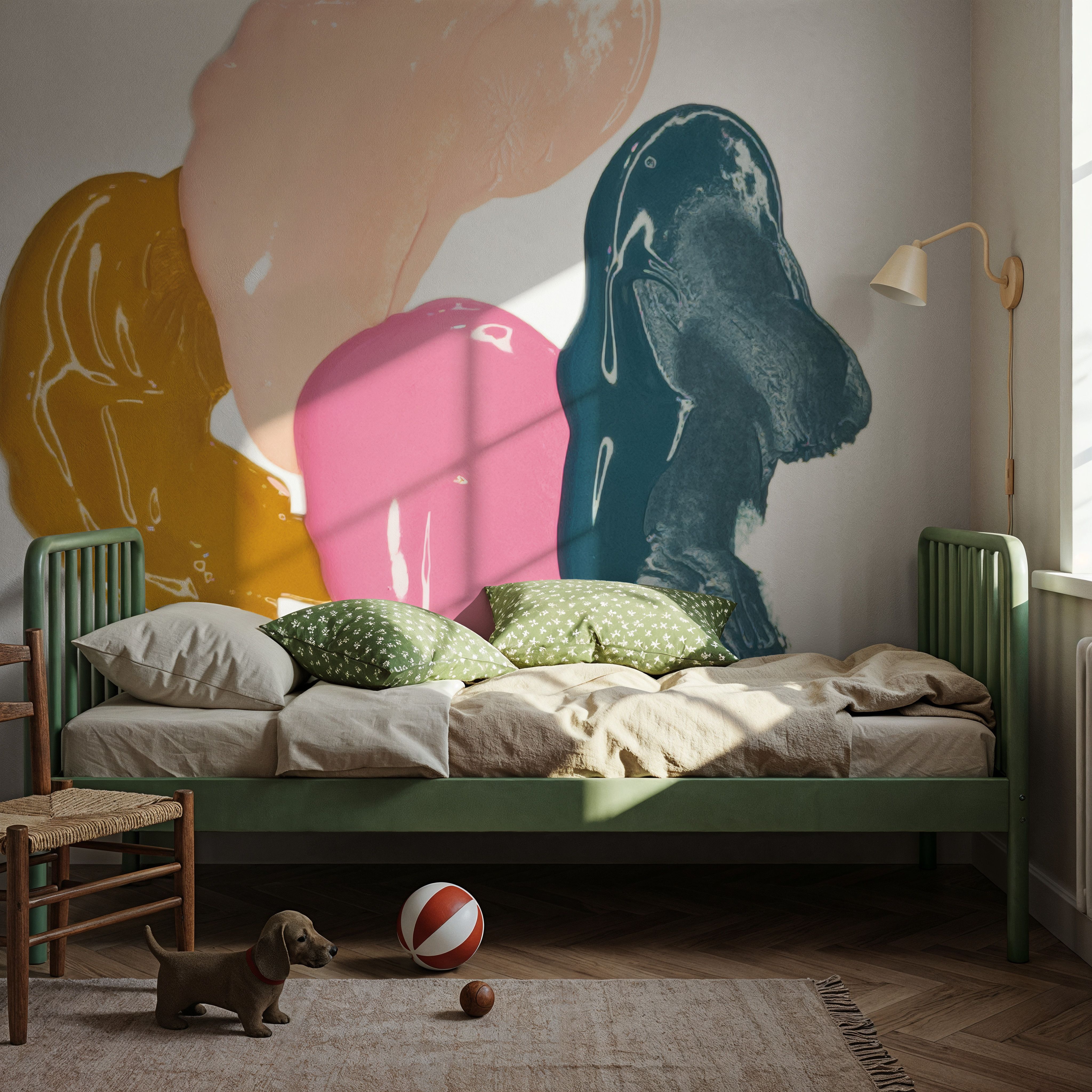 Papier Peint Panoramique - Dreaming of Paint II - Abstrait - Bureaux - Wallism Belgique - Encollage au mur ou Autocollant