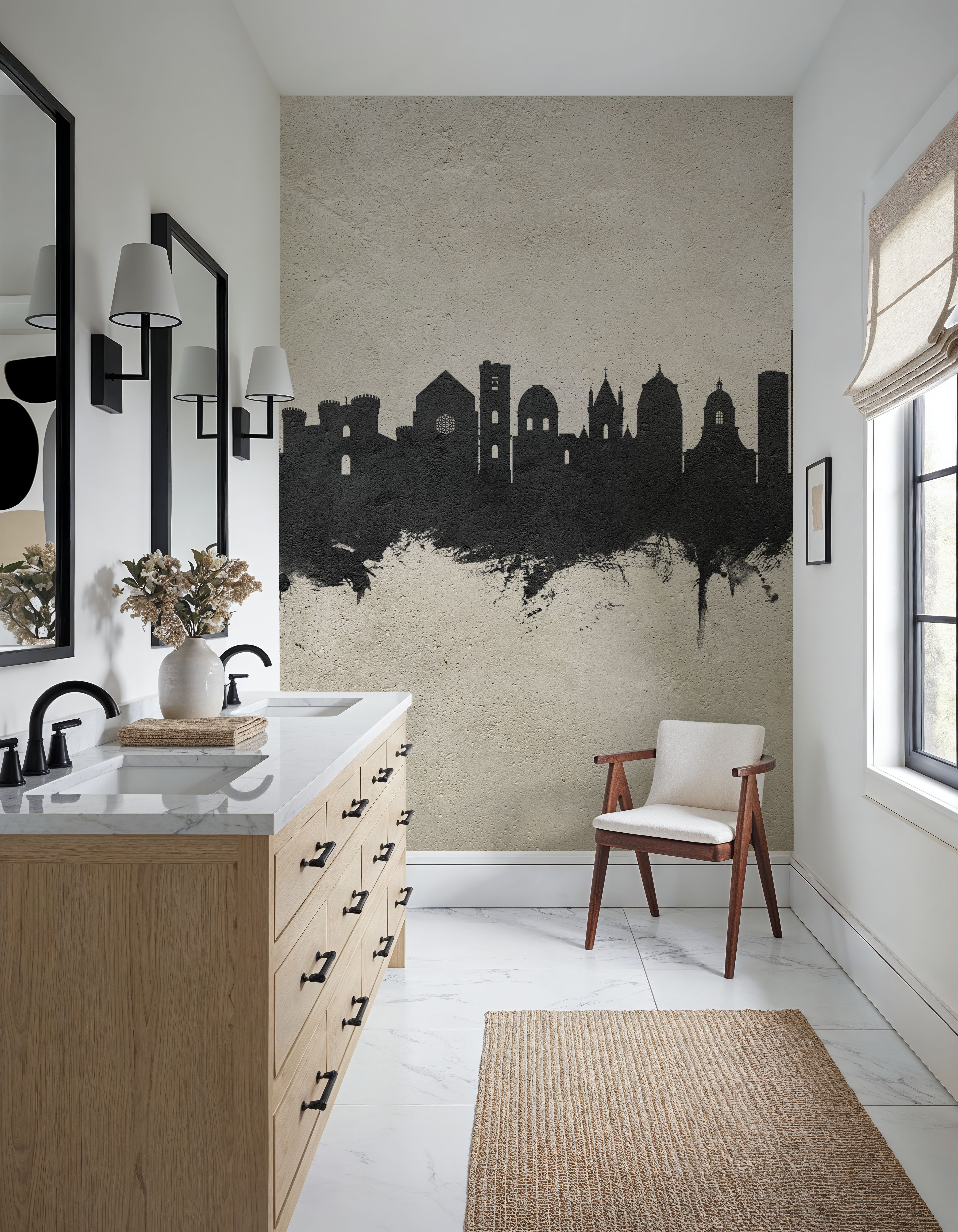 Naples Italy Skyline Concrete