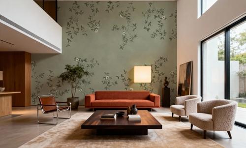 Rambling Rose, Ivory on Jade