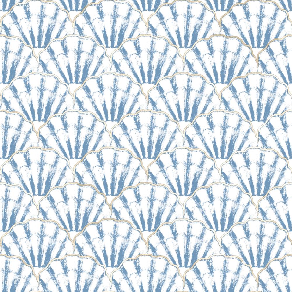 Mermaid Shells, Blue