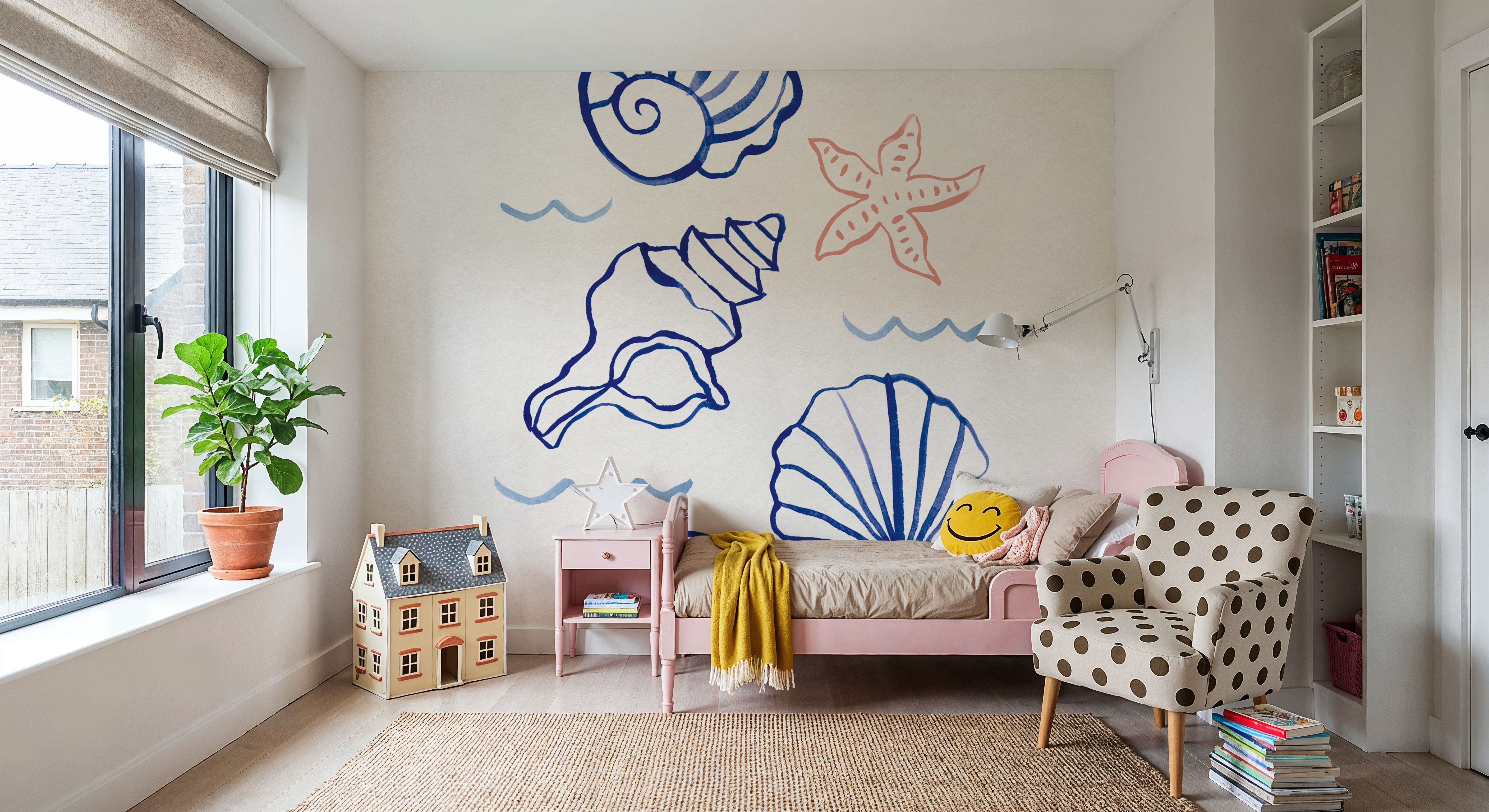 Shore Treasures I, Wallpaper