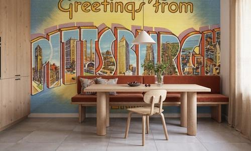 Greetings from Pittsburgh - Screenprint Postcard