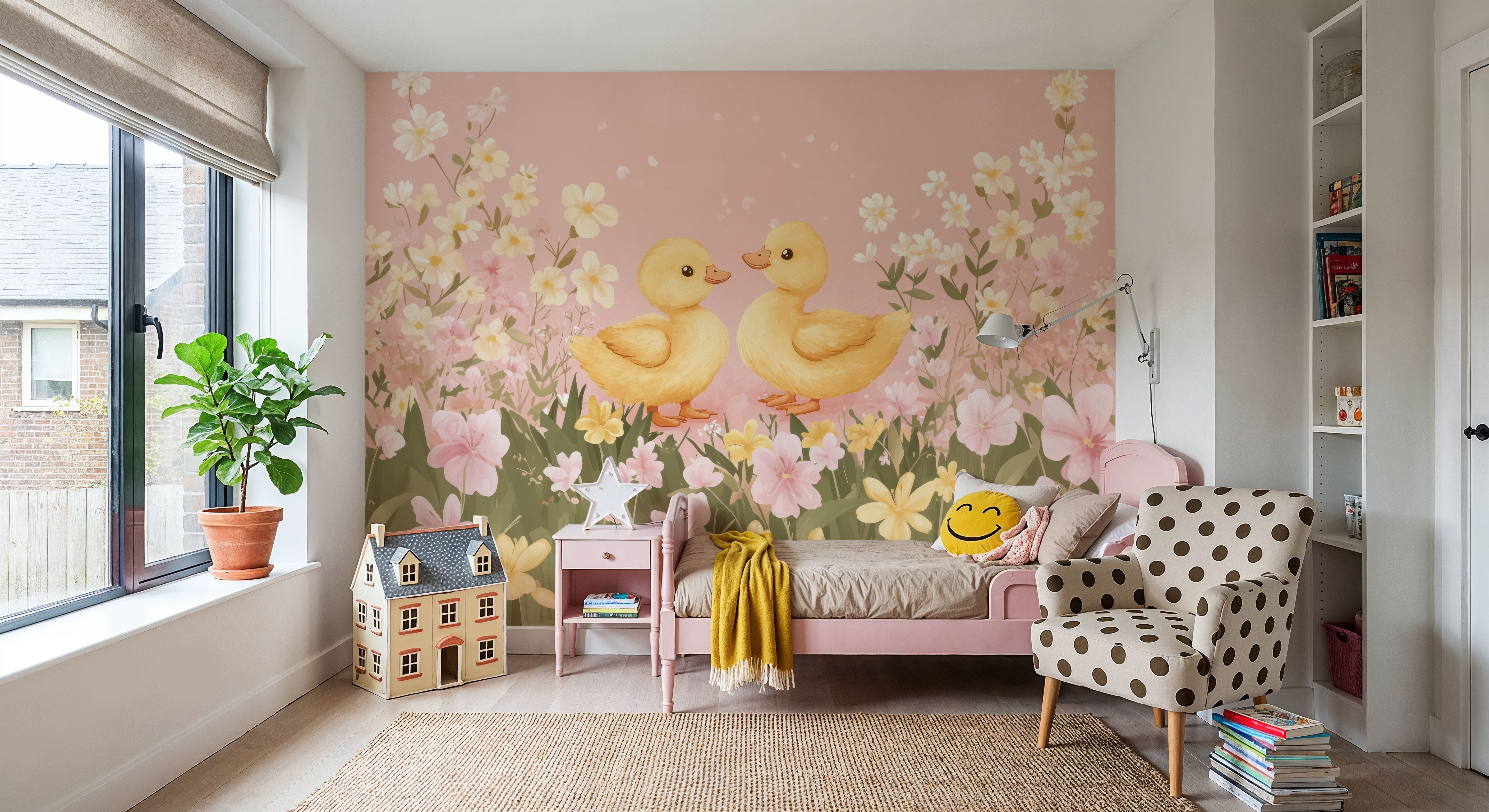 Delightful Ducklings, Wallpaper