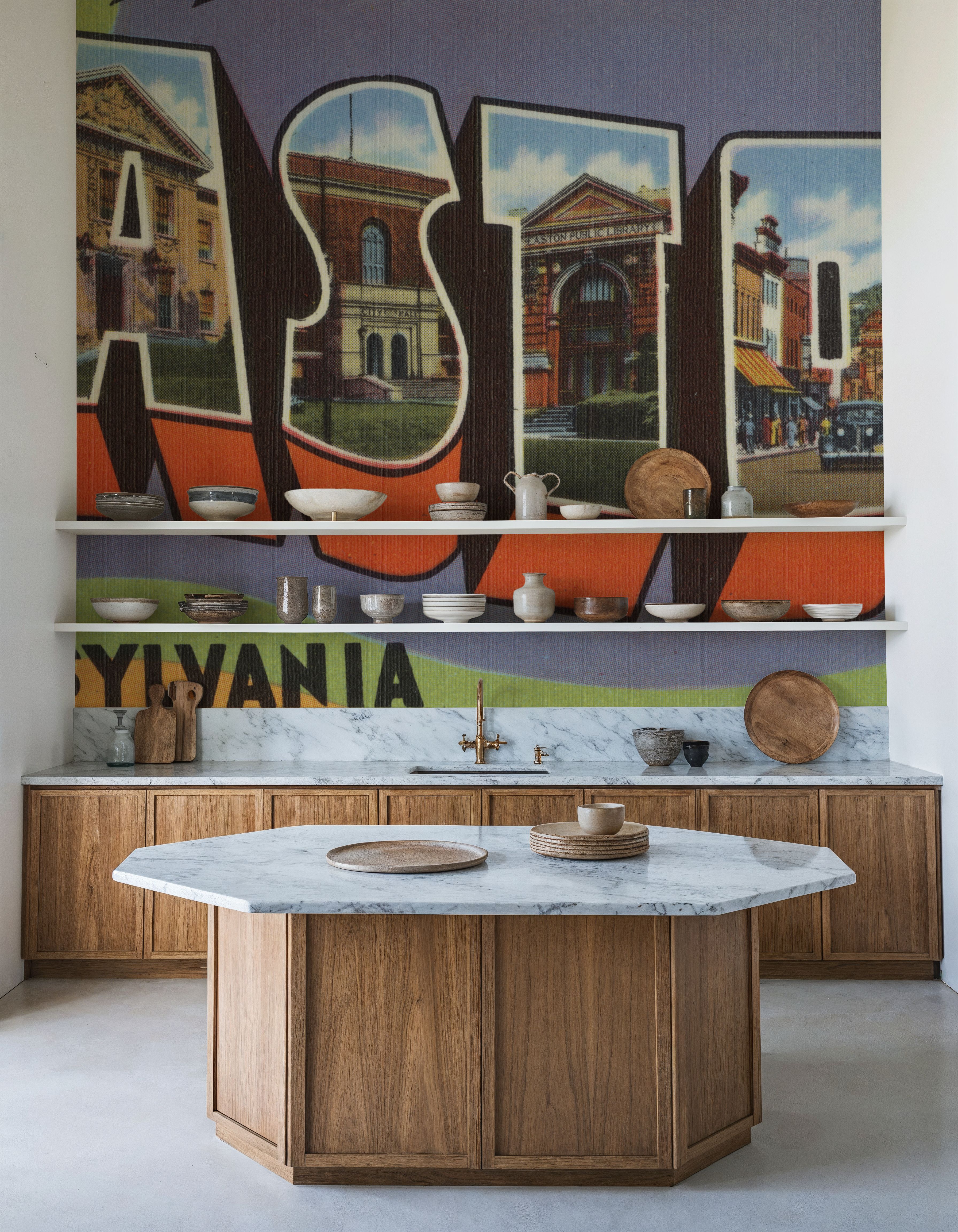 Greetings from Easton - Screenprint Postcard