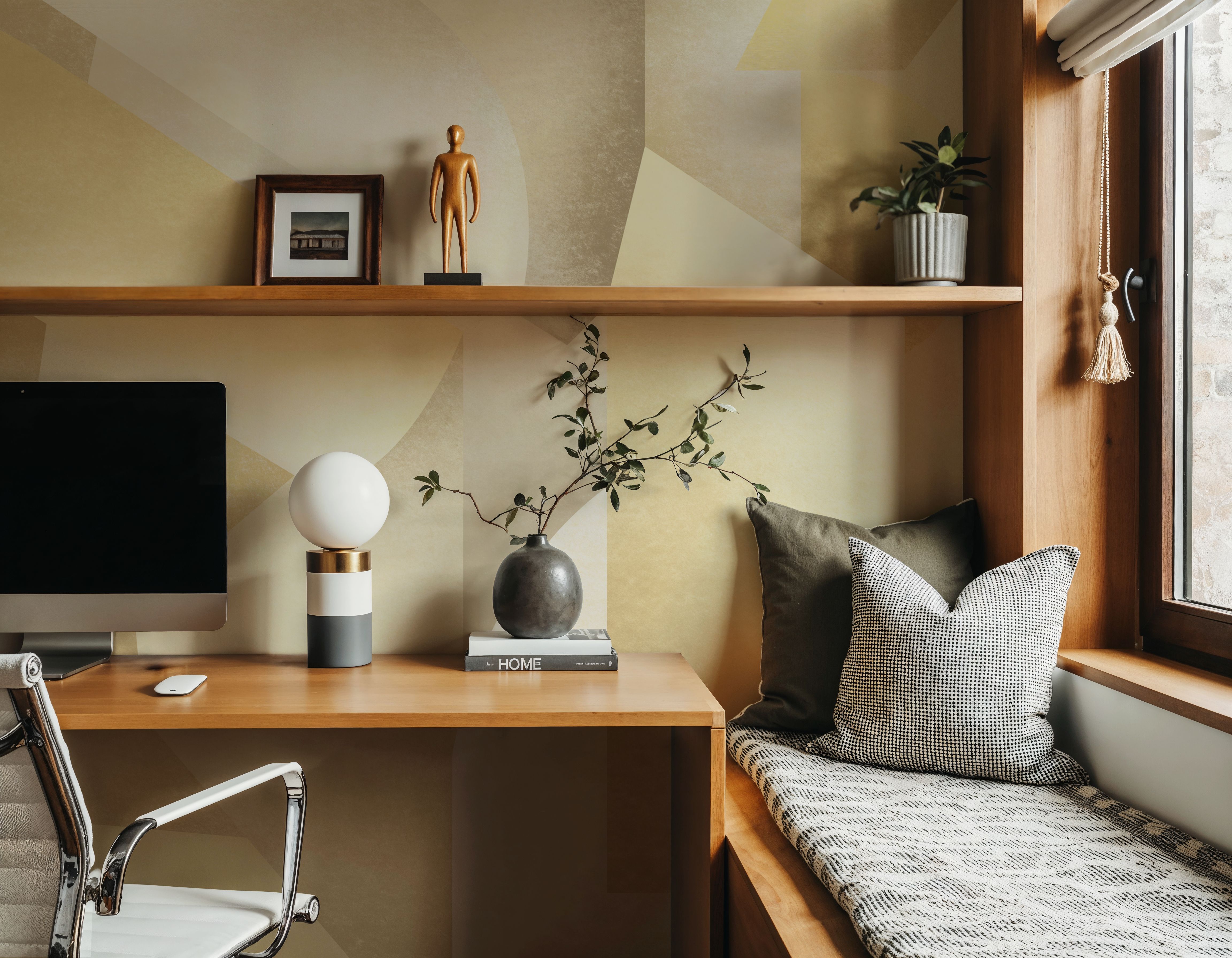 Chalky Geometrica, Butter Yellow