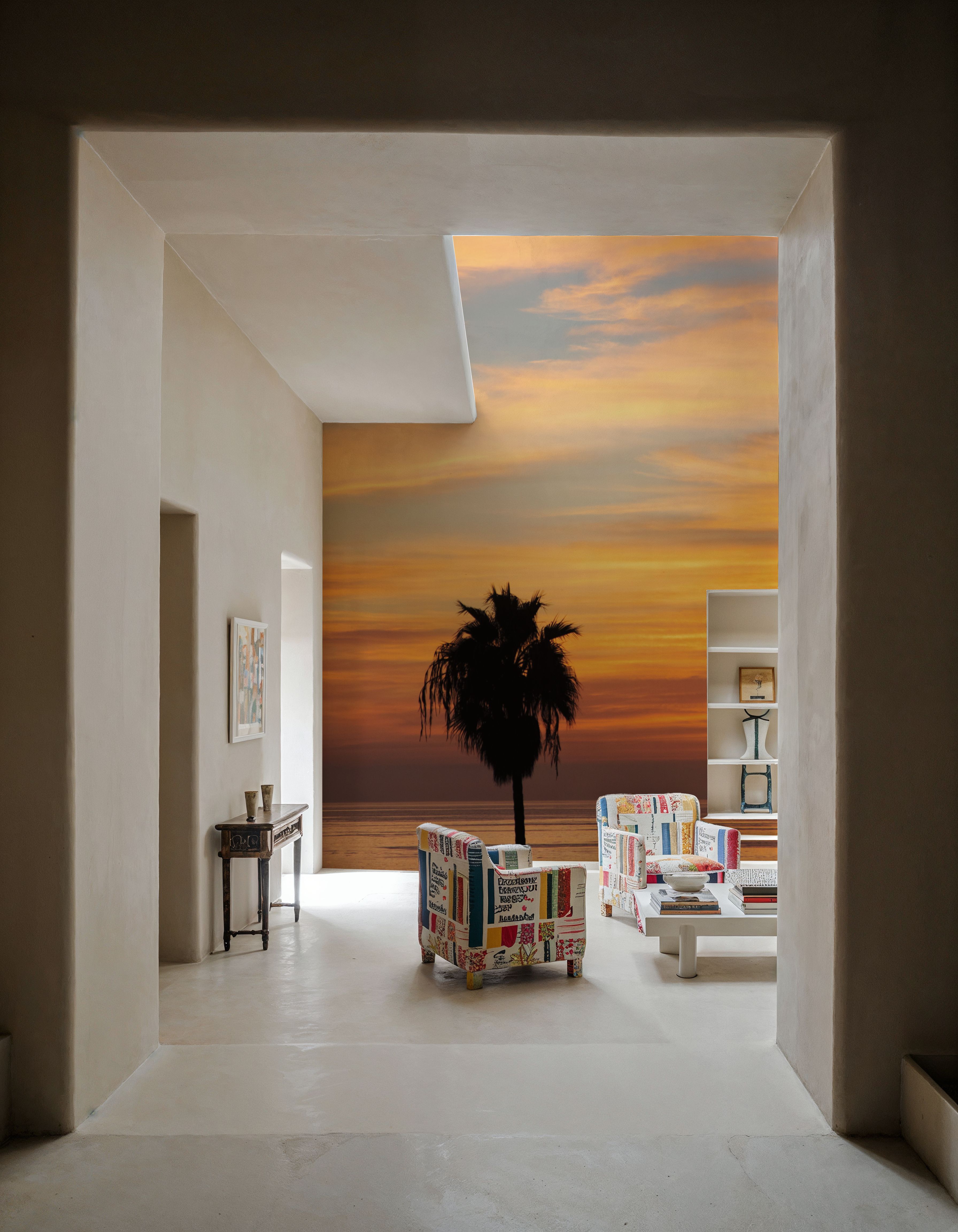 Sunset Palms III