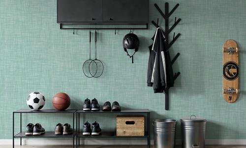 Mottled Linen Effect, Mint