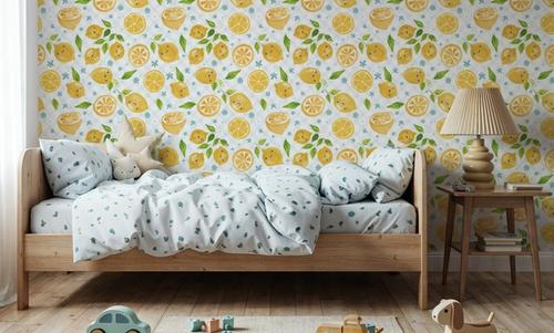 Mellow Lemons Blue Check