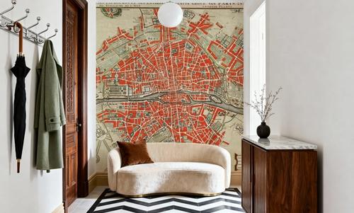 Paris Map 1700s