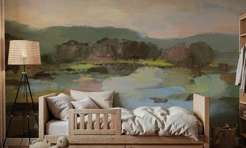 Landscape at Spring Dawn