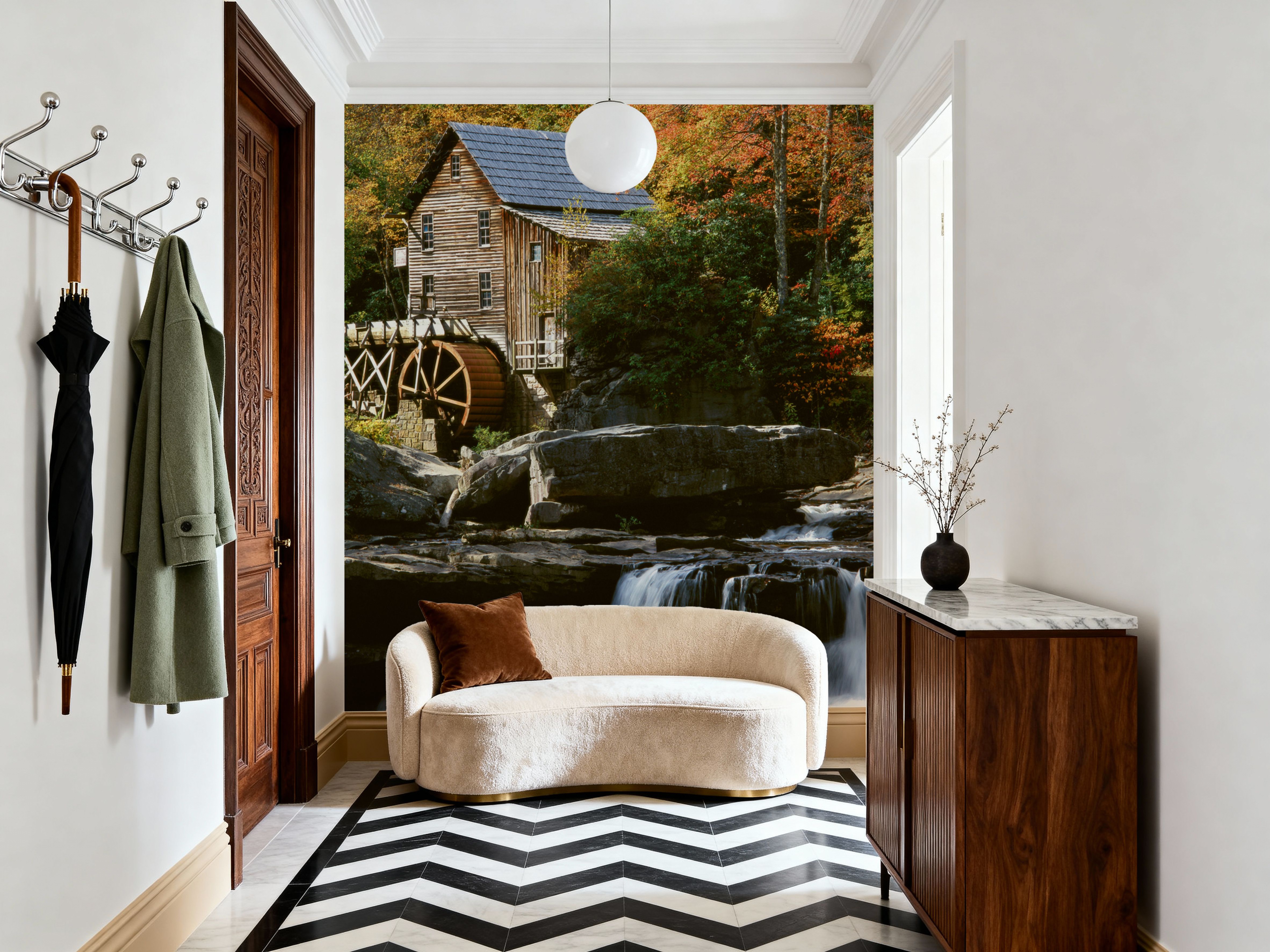 Autumn Watermill Haven
