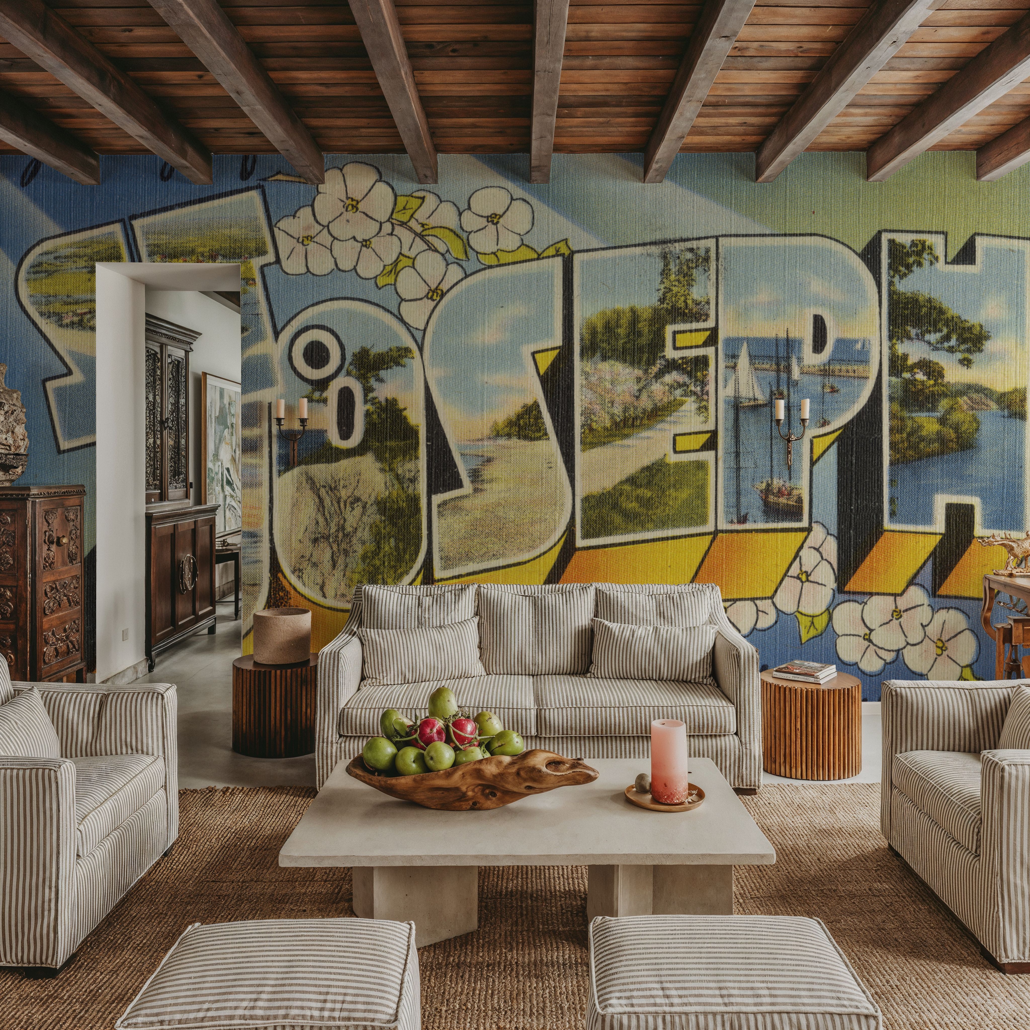 Greetings from St Joseph - Screenprint Postcard