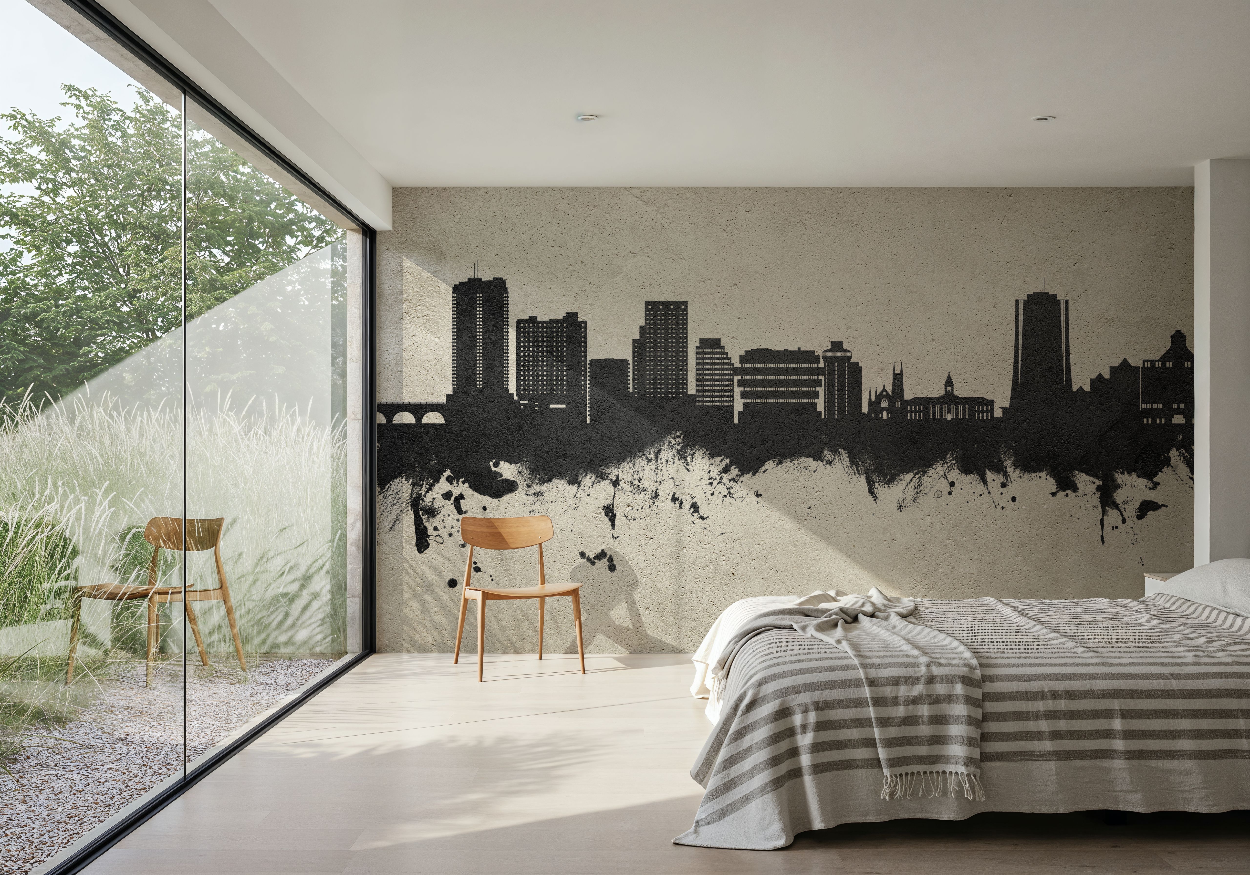 Stamford Connecticut Skyline Concrete