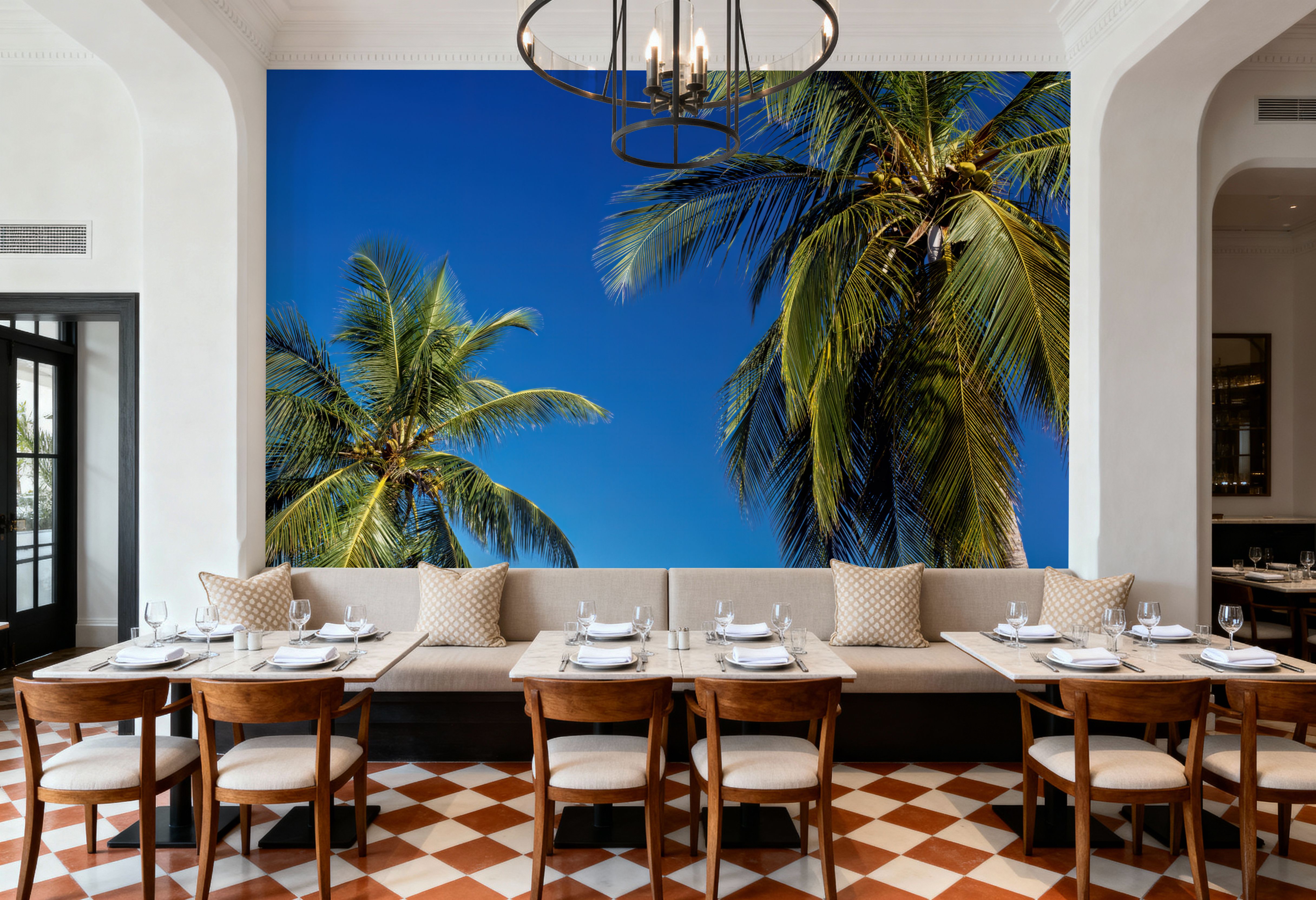 Azure Palms Horizontal