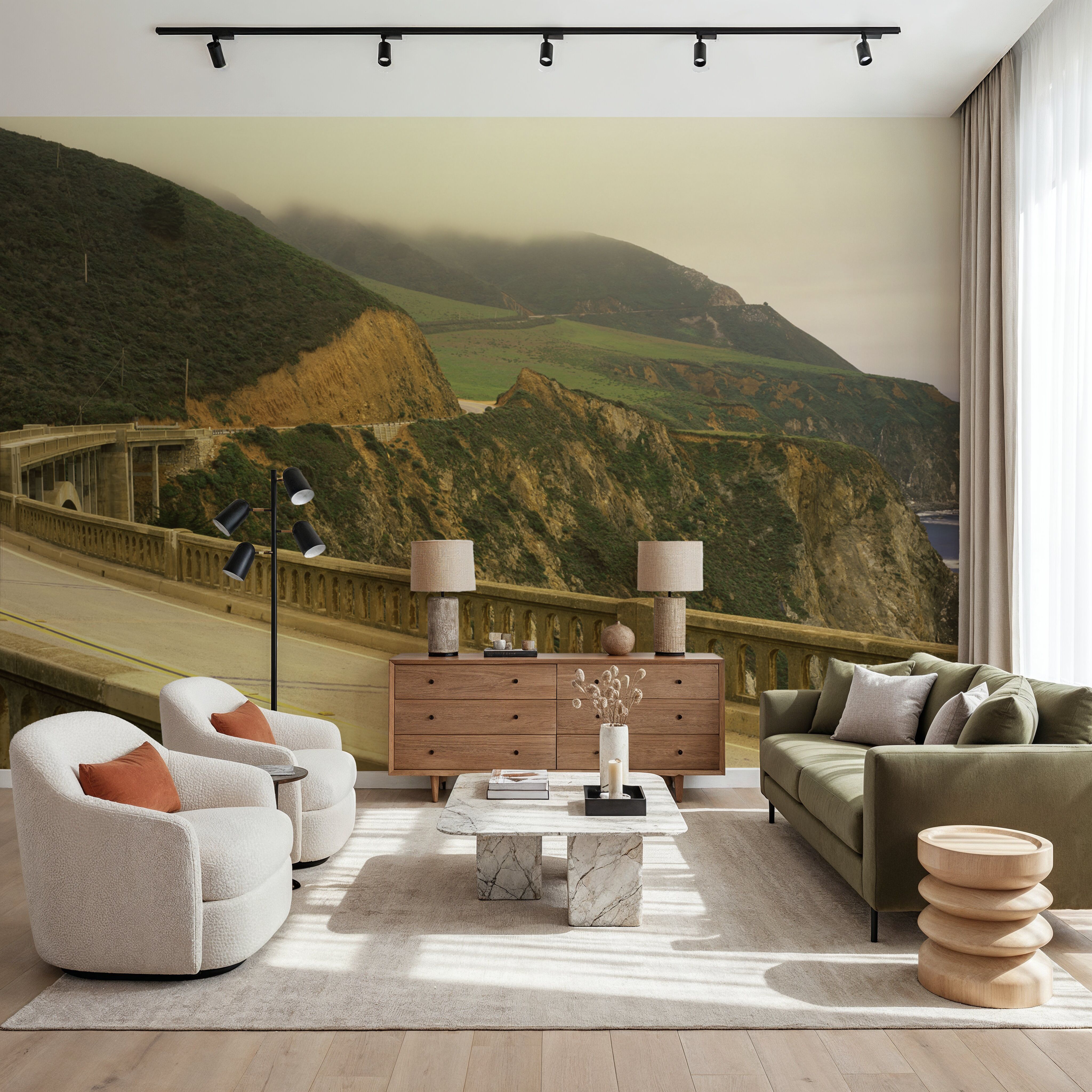 Coastal Cliff Bridge