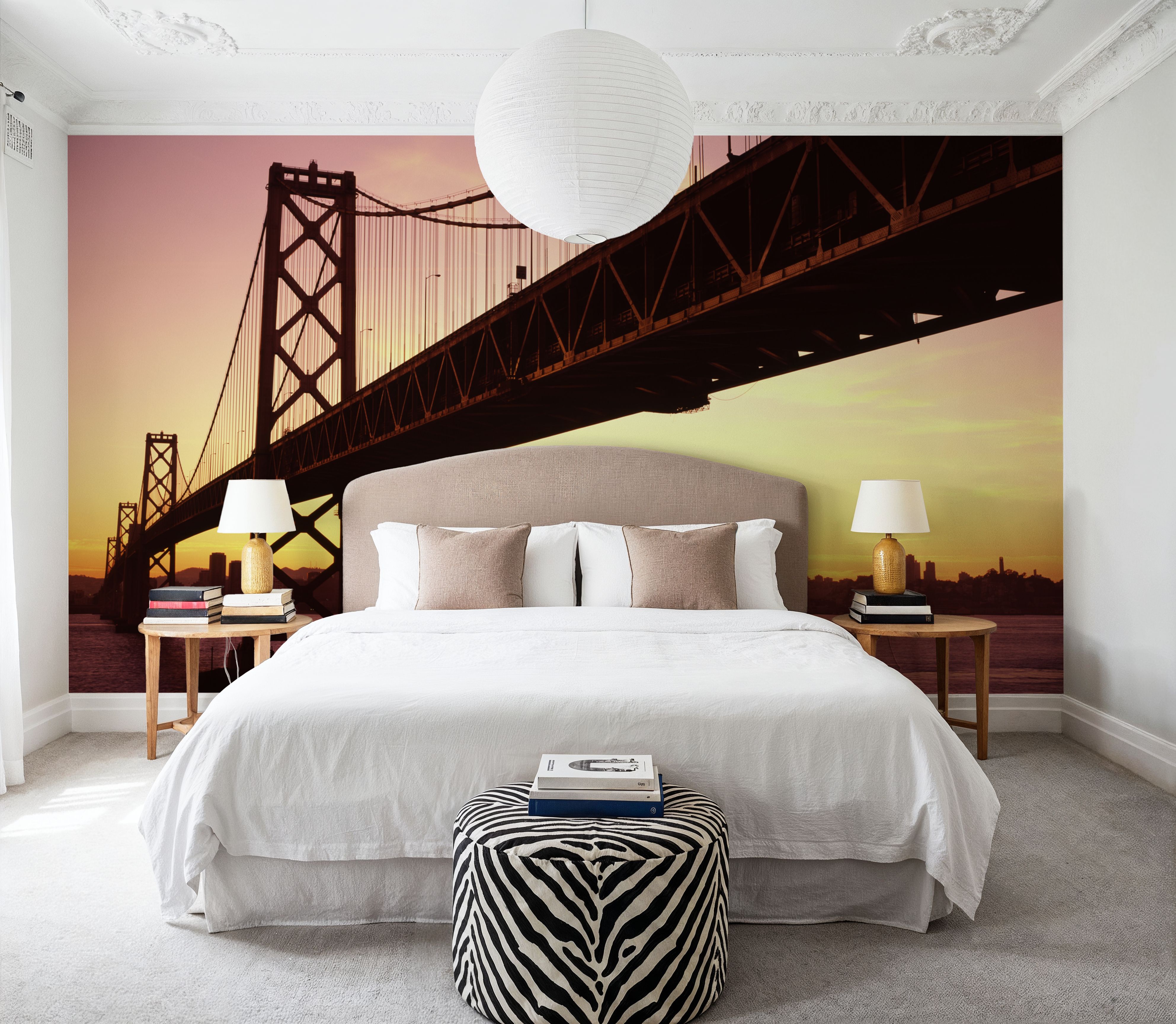 Sunset Silhouette Bridge