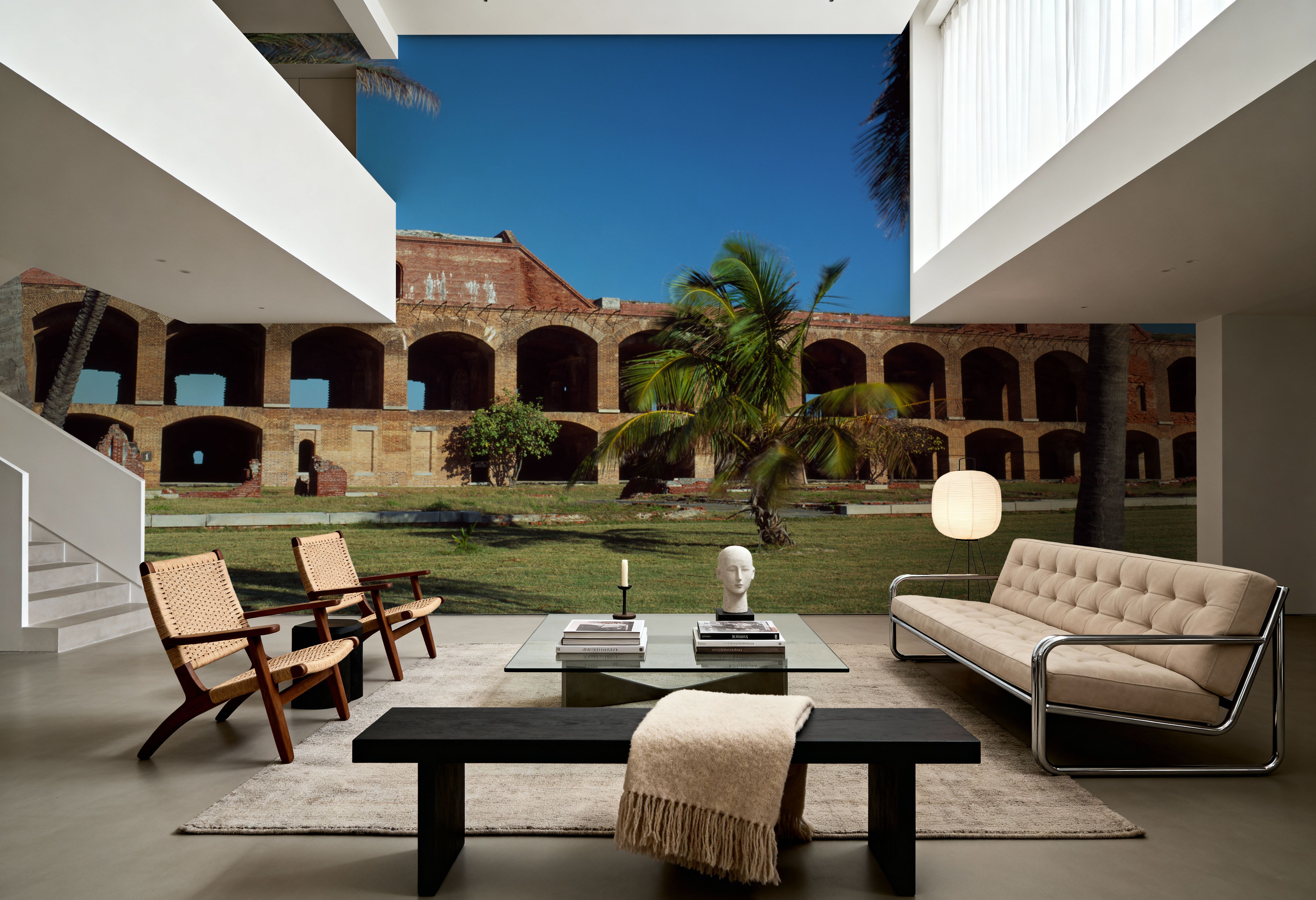 Fort Jefferson, Tapeten