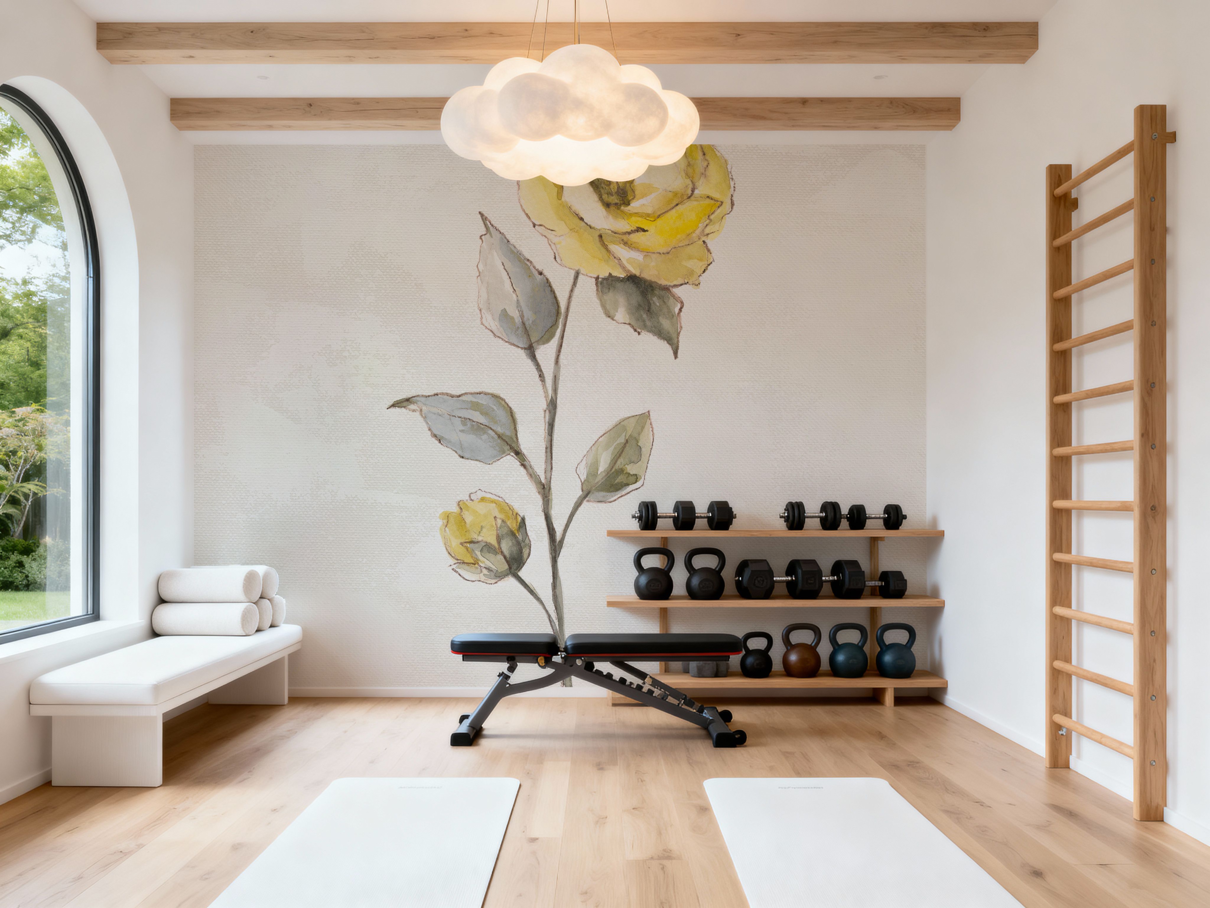 Sunny Roses Flower I