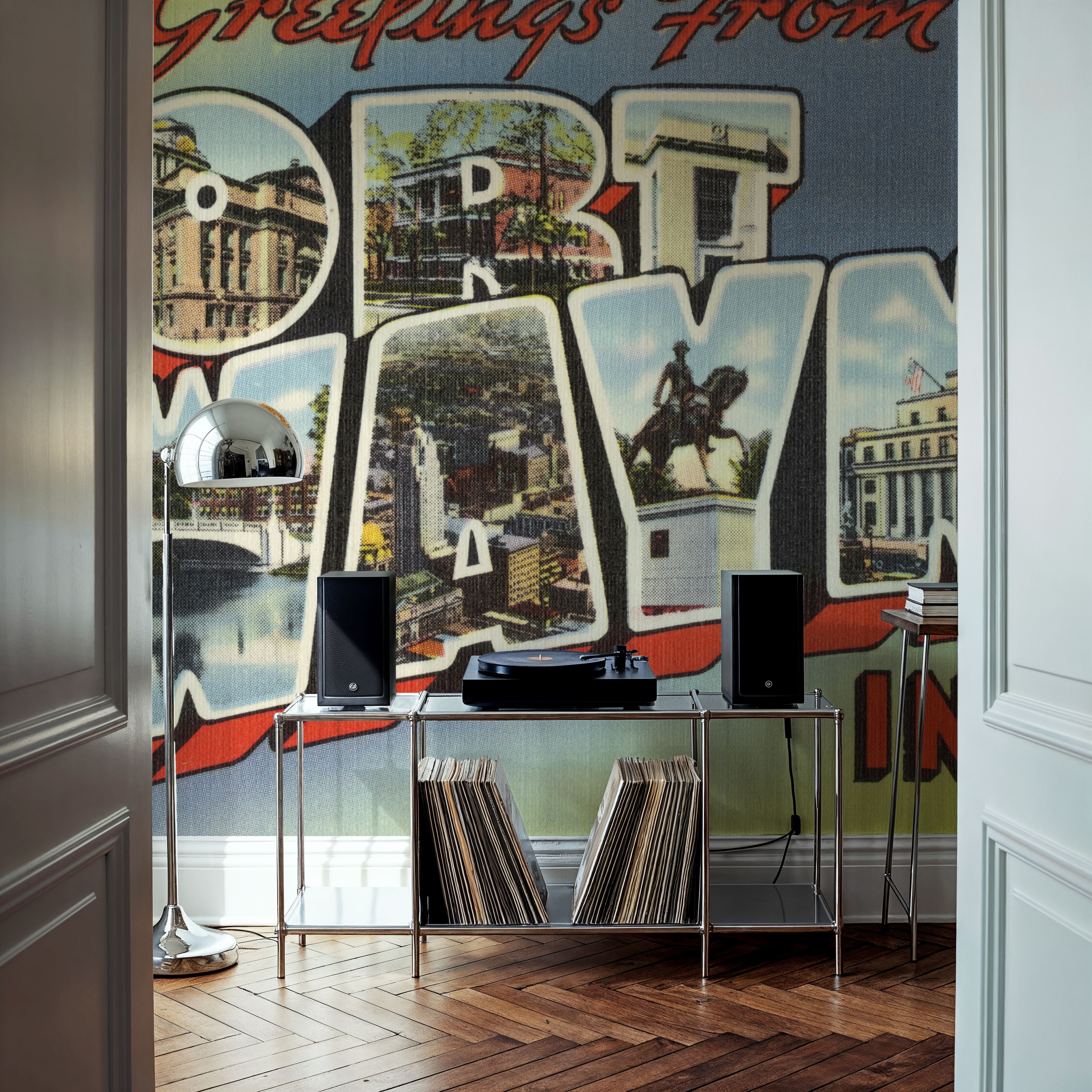 Greetings from Fort Wayne - Screenprint Postcard