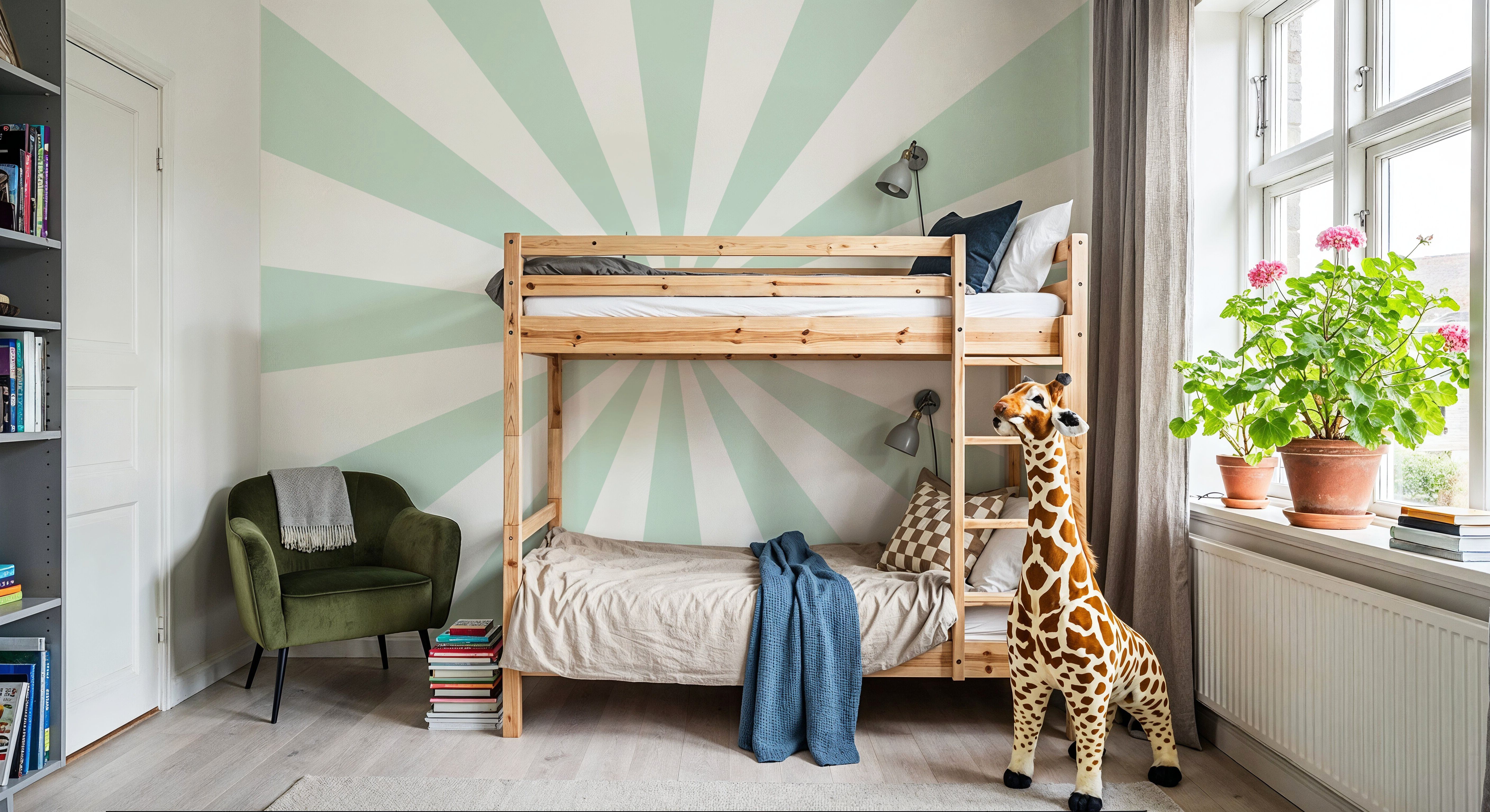 Circus Ceiling, Mint Green